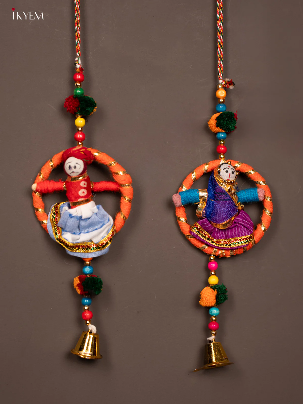Rajasthani Style Thoran Set of 2 - 15 Inches - KF10141 - Image 2