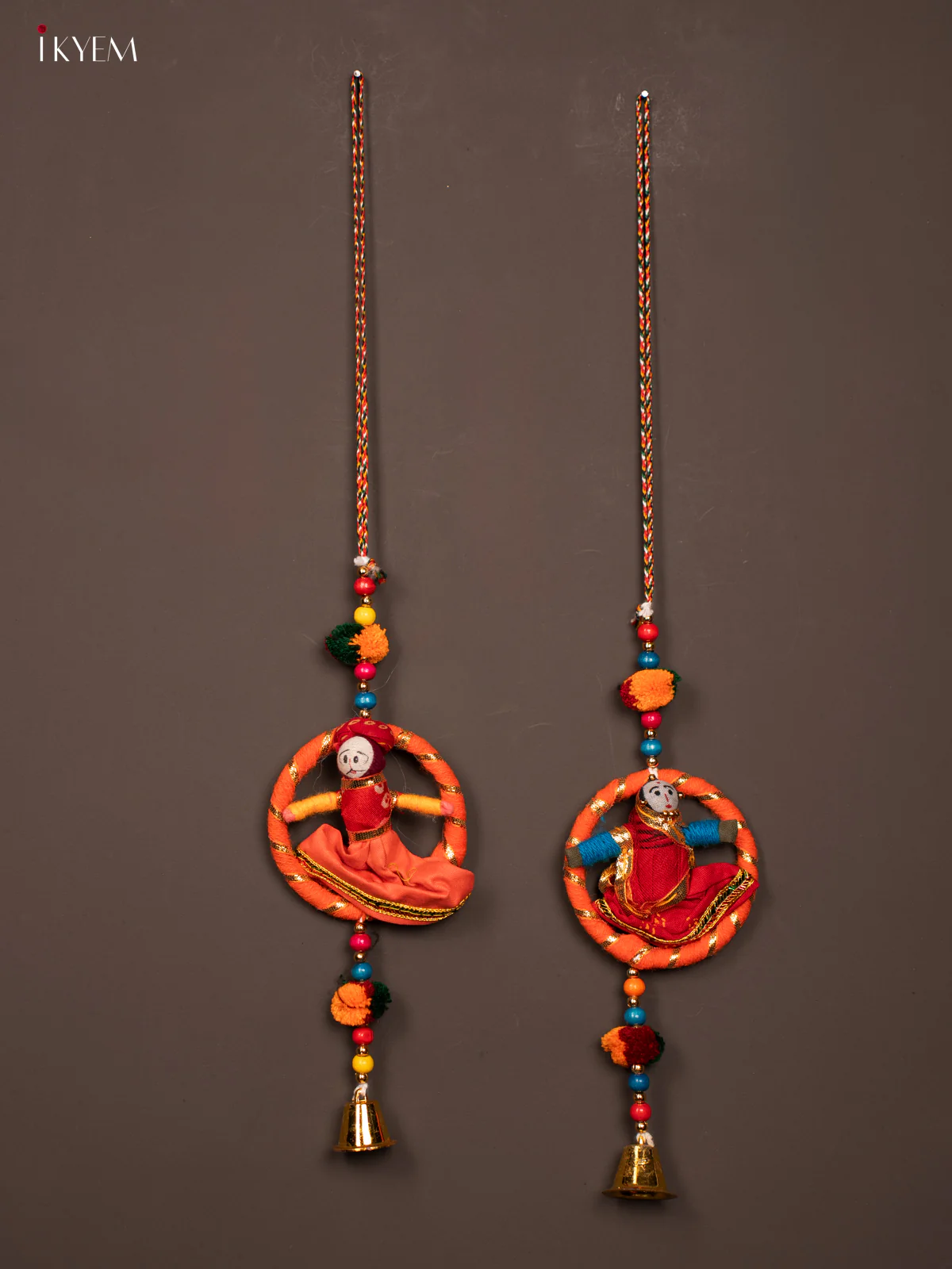 Rajasthani Style Thoran Set of 2 - 15 Inches - KF10155