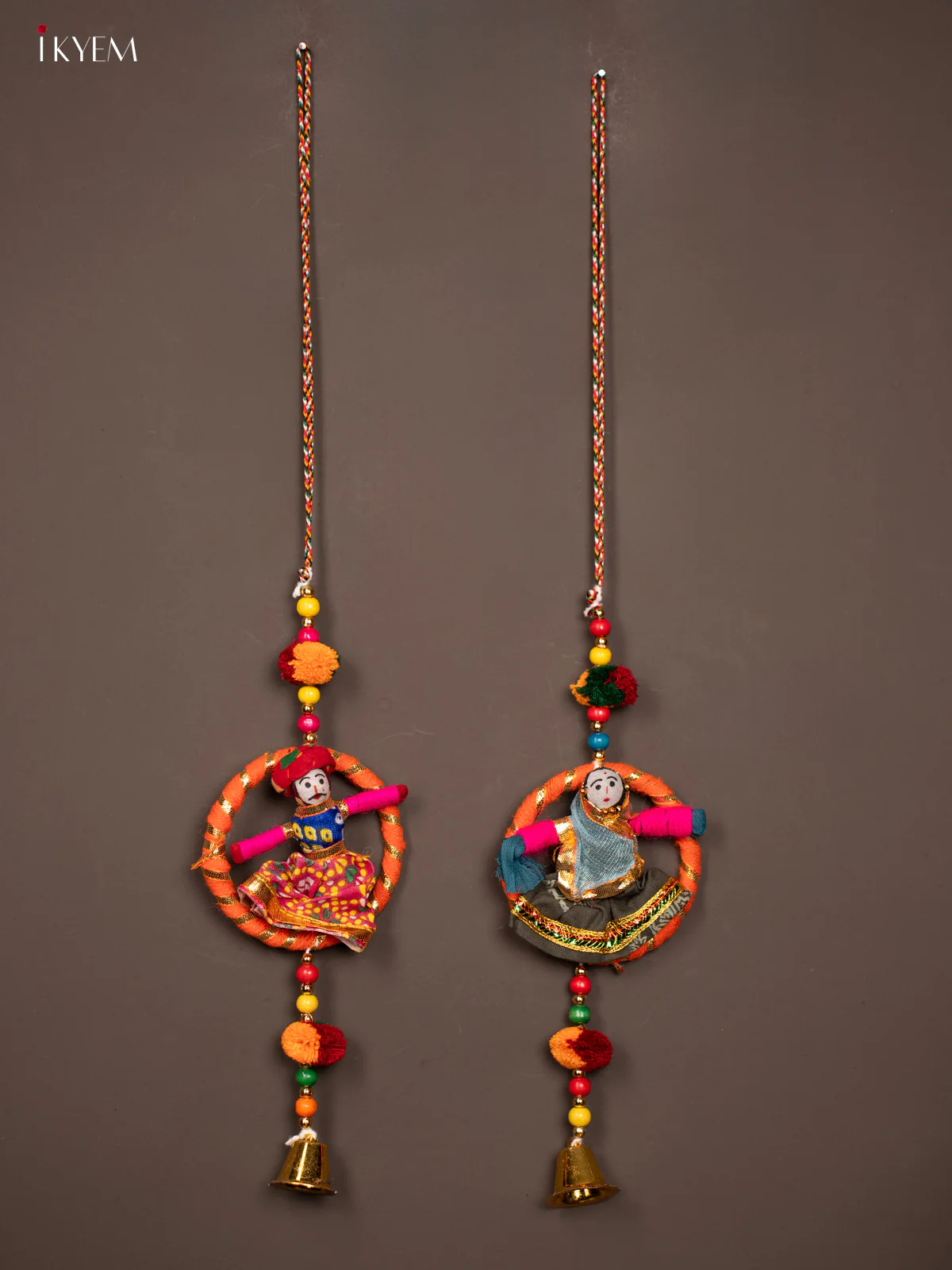 Rajasthani Style Thoran Set of 2 - 15 Inches - KF10163
