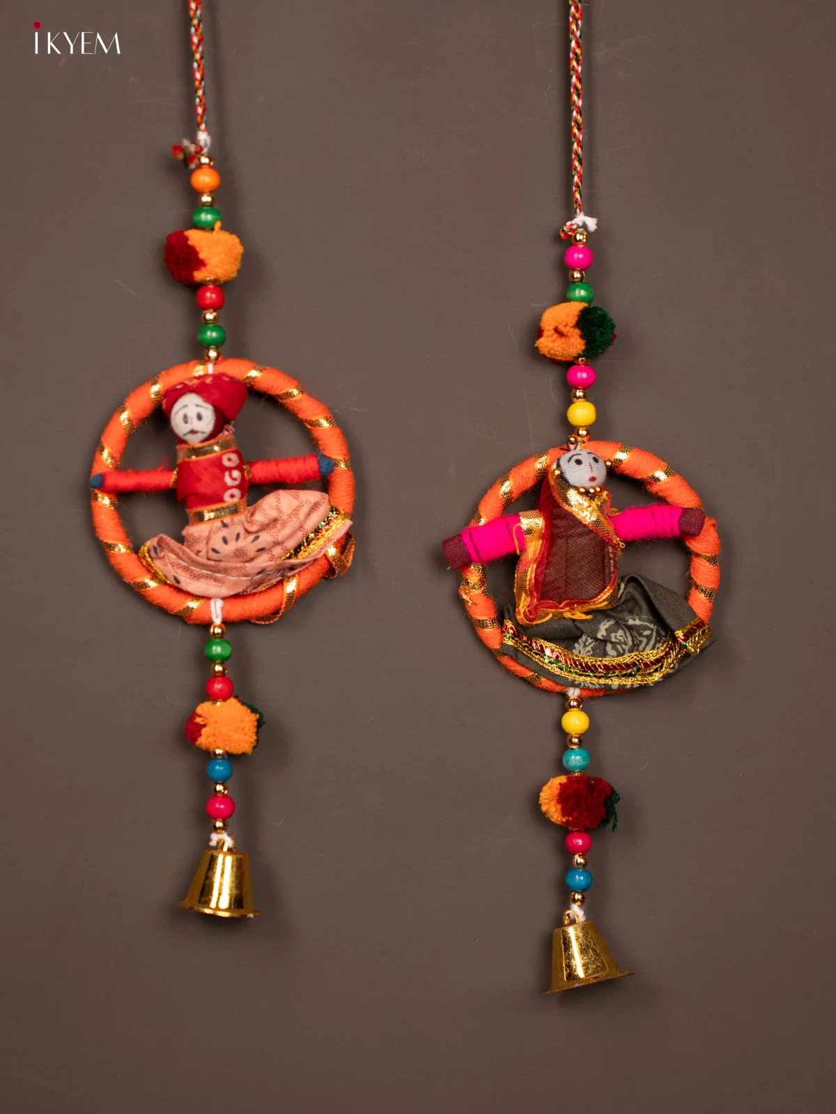 Rajasthani Style Thoran Set of 2 - 15 Inches - KF10170 - Image 2