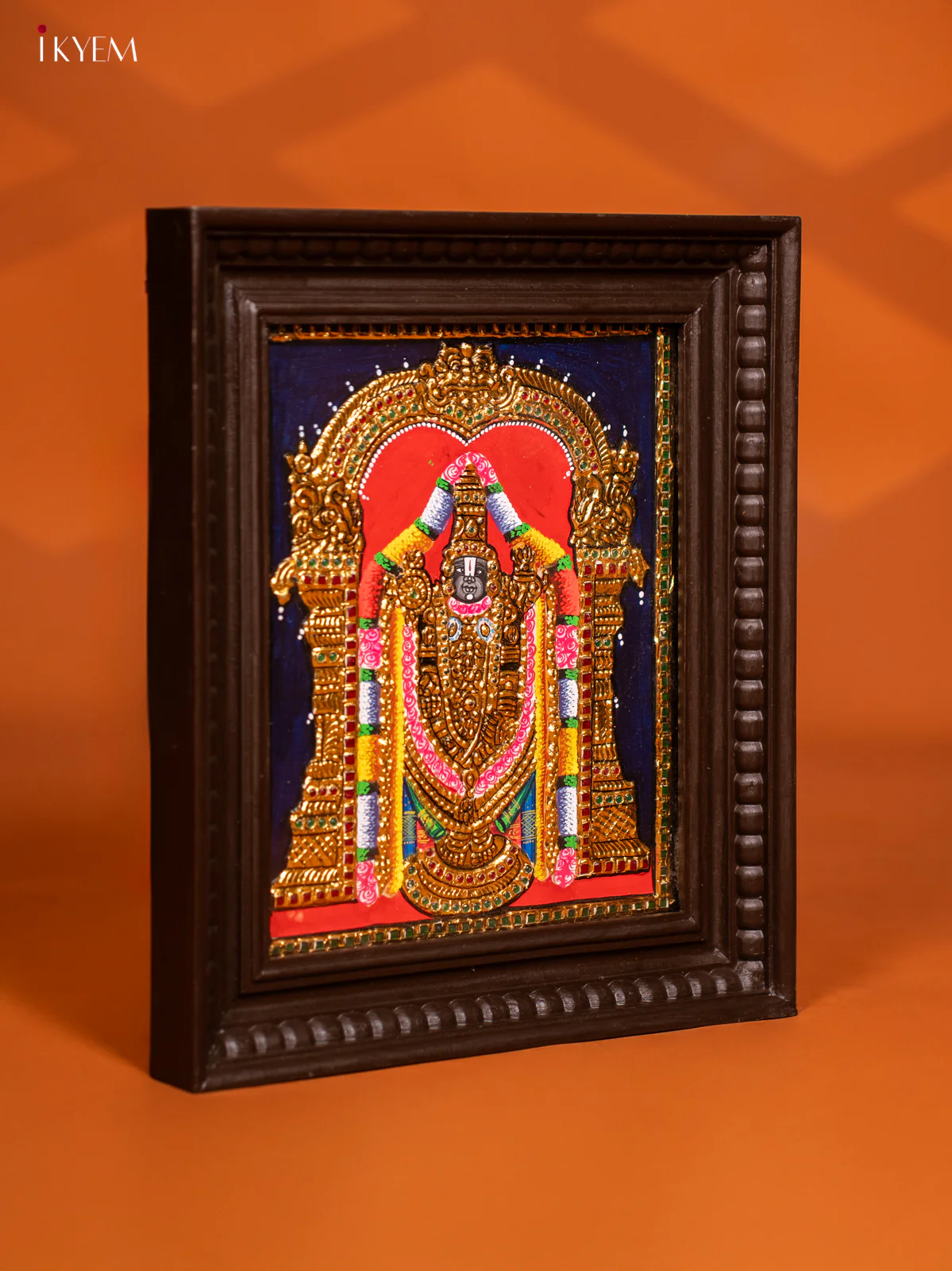 Balaji Tanjore painting - (13 x 15) - KF10254 - Image 2