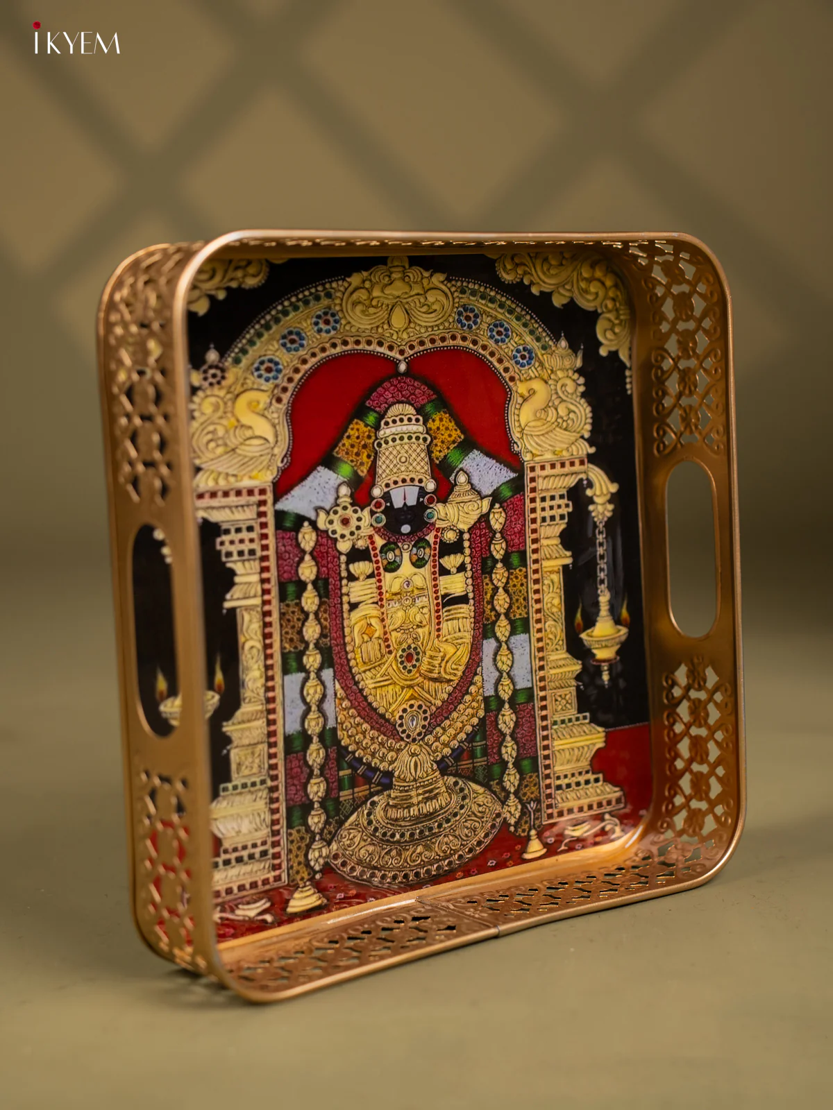 Metal Digital tray Square -Balaji - 10 Inch - KF25152 - Image 2