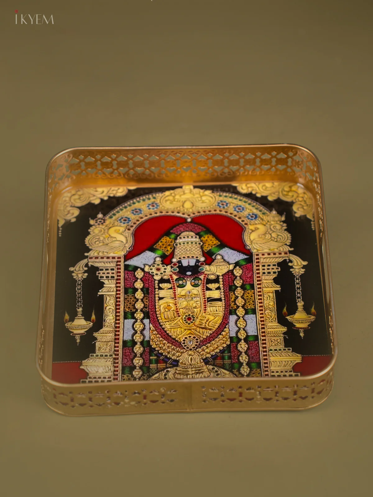 Metal Digital tray Square -Balaji - 10 Inch - KF25152 - Image 4