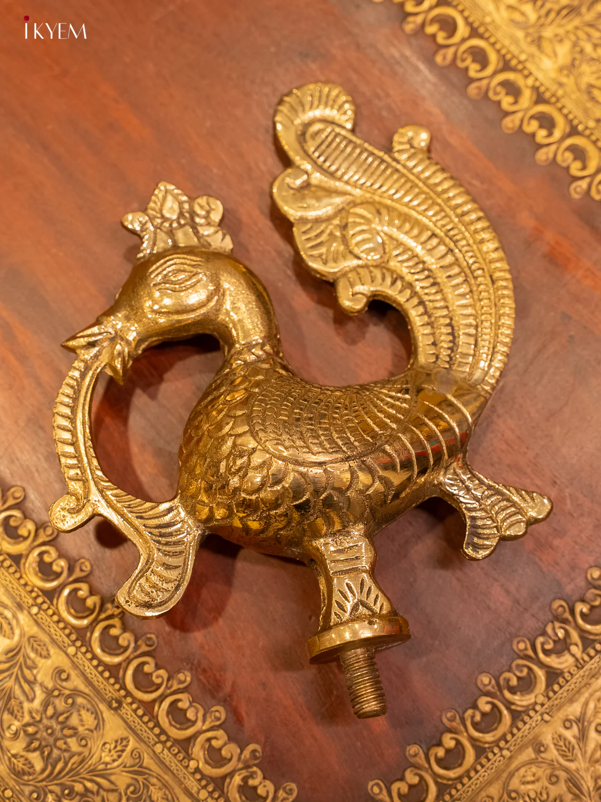 Brass Kuthu Vilakku  - KF28116 - Image 6