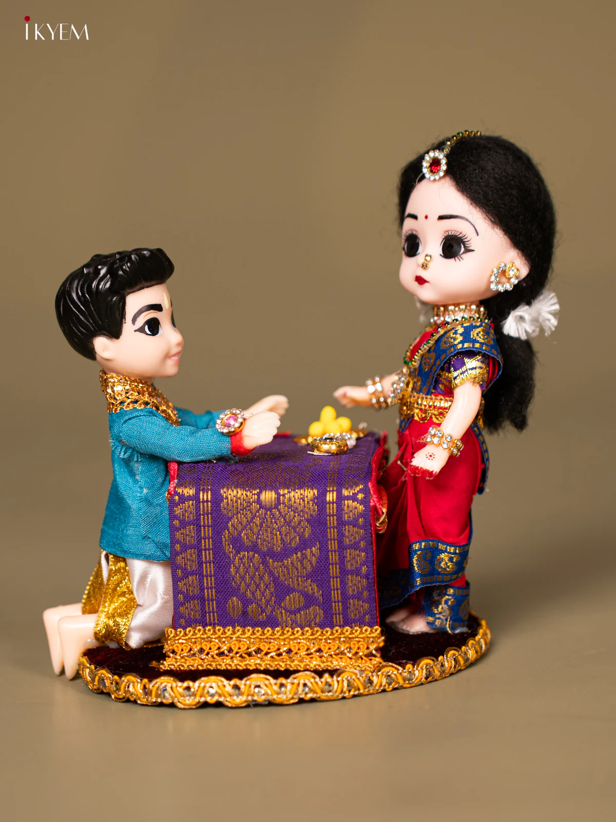 Raksha Bandhan Brother & Sister - Blue with red - KG18123