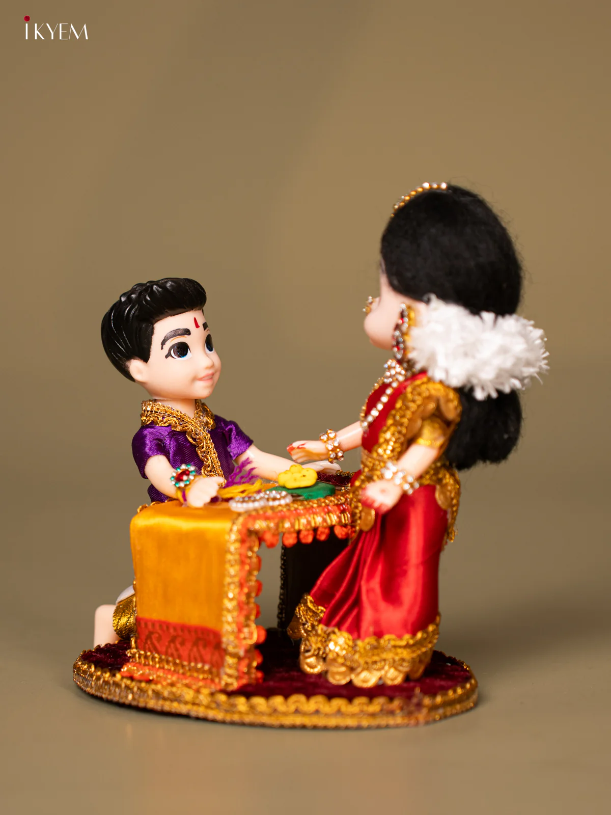 Raksha Bandhan Brother & Sister - Purple with red - KG18129 - Image 4