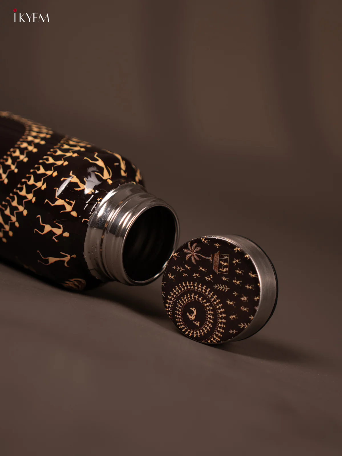 Digital Printed Stainless Steel Water Bottle - Warli design - KG23117 - Image 3