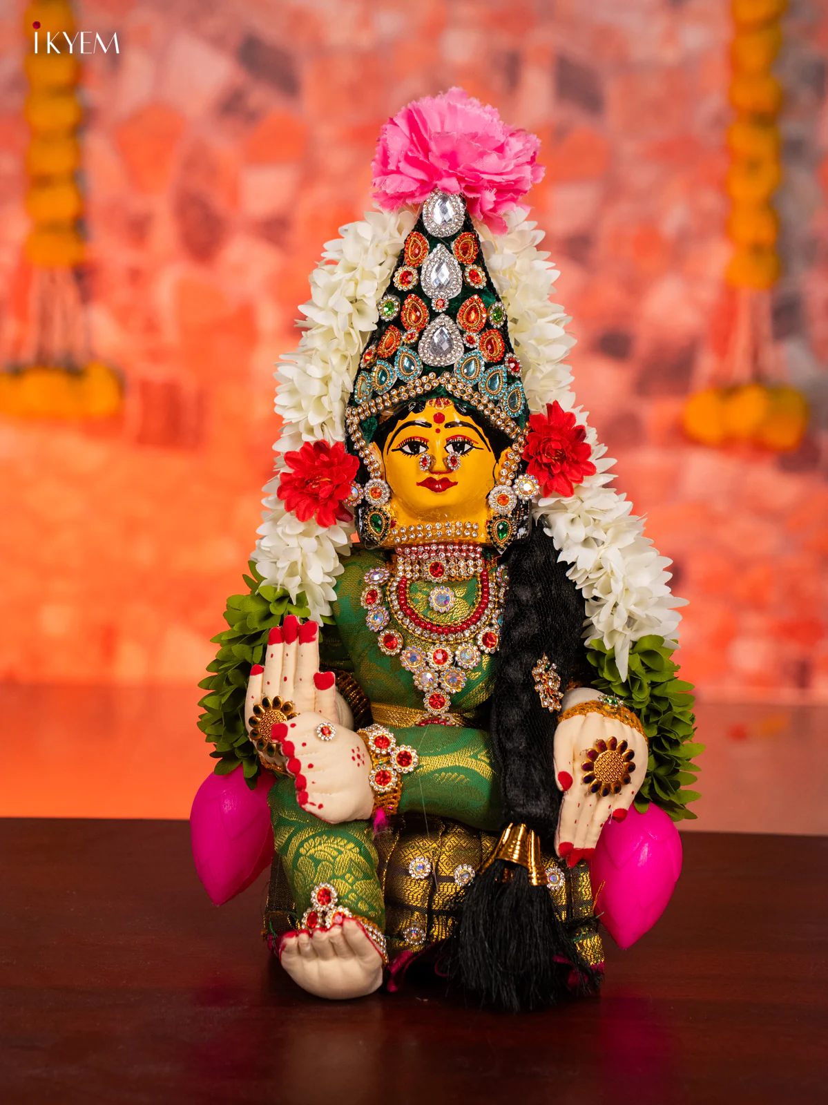 Varamahalakshmi  Doll - 12 Inches- KG30112