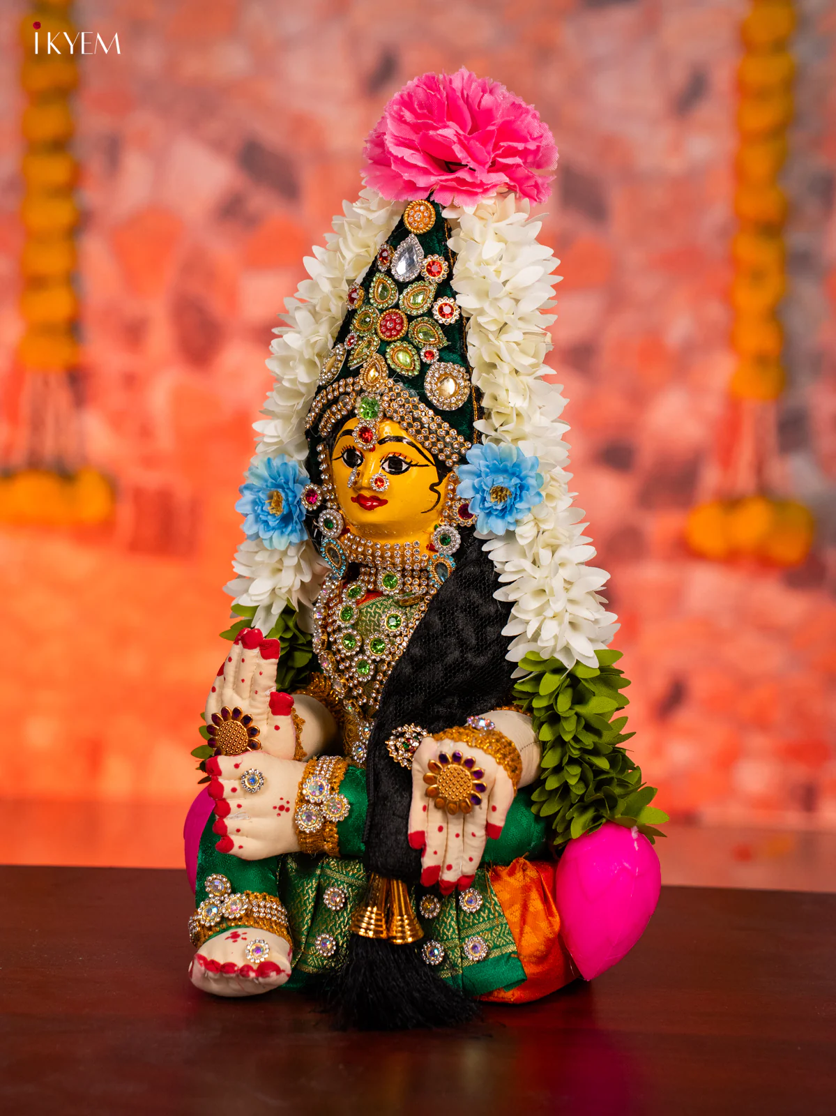 Varamahalakshmi  Doll - 12 Inches - KG30120 - Image 4