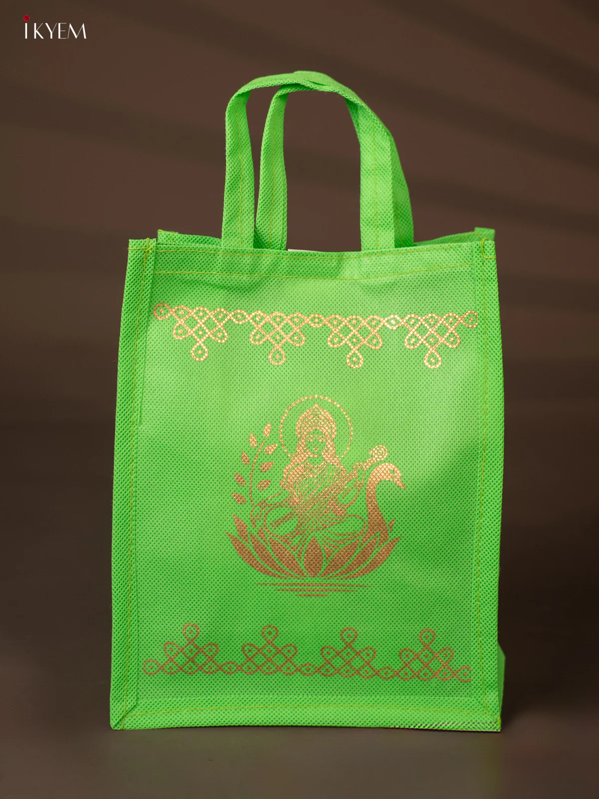 Lakshmi Printed Non Woven Bag - green - KH04134