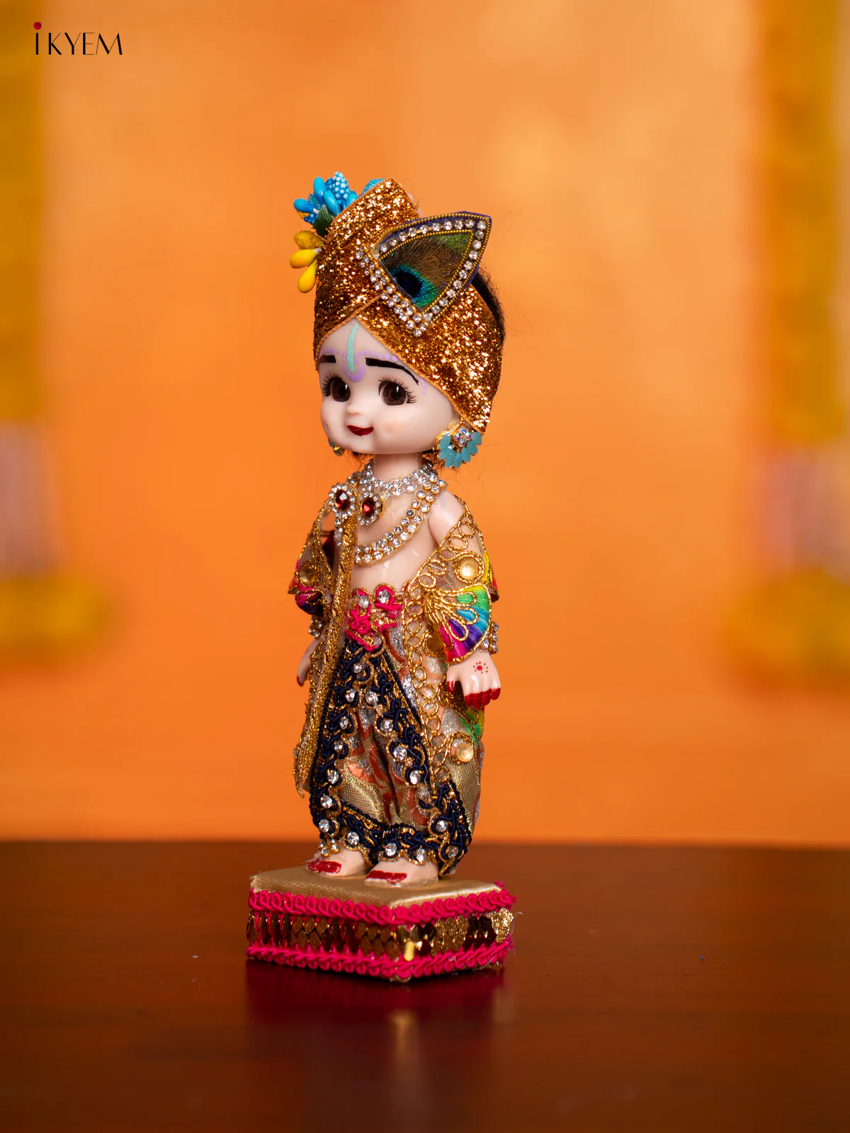 Krishna- Golu Display Doll - 7.5 Inches - KH07113 - Image 4
