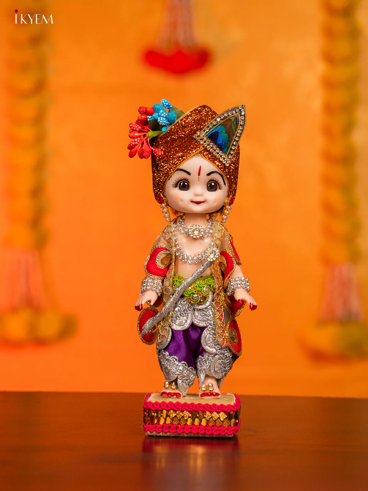 Krishna- Golu Display Doll - 7.5 Inches - KH07118