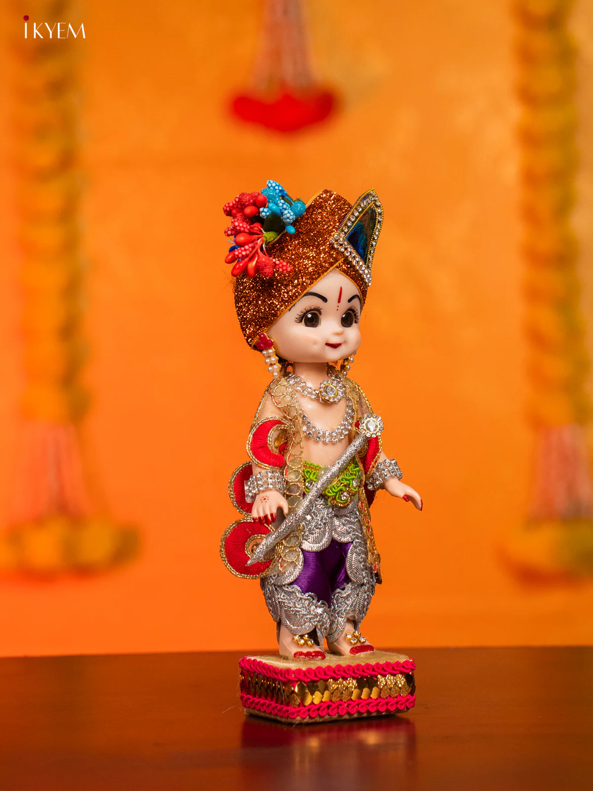 Krishna- Golu Display Doll - 7.5 Inches - KH07118 - Image 2