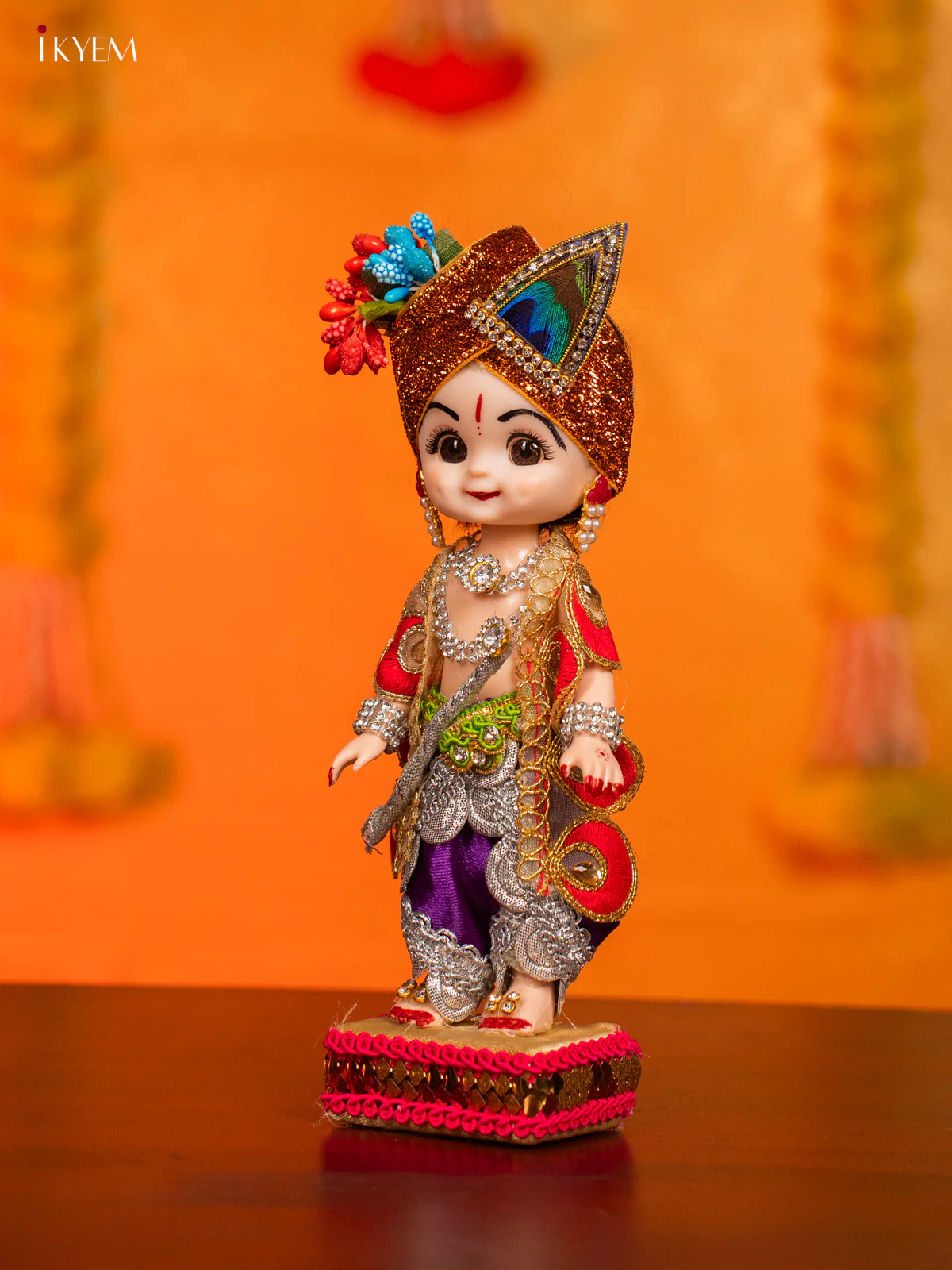 Krishna- Golu Display Doll - 7.5 Inches - KH07118 - Image 3