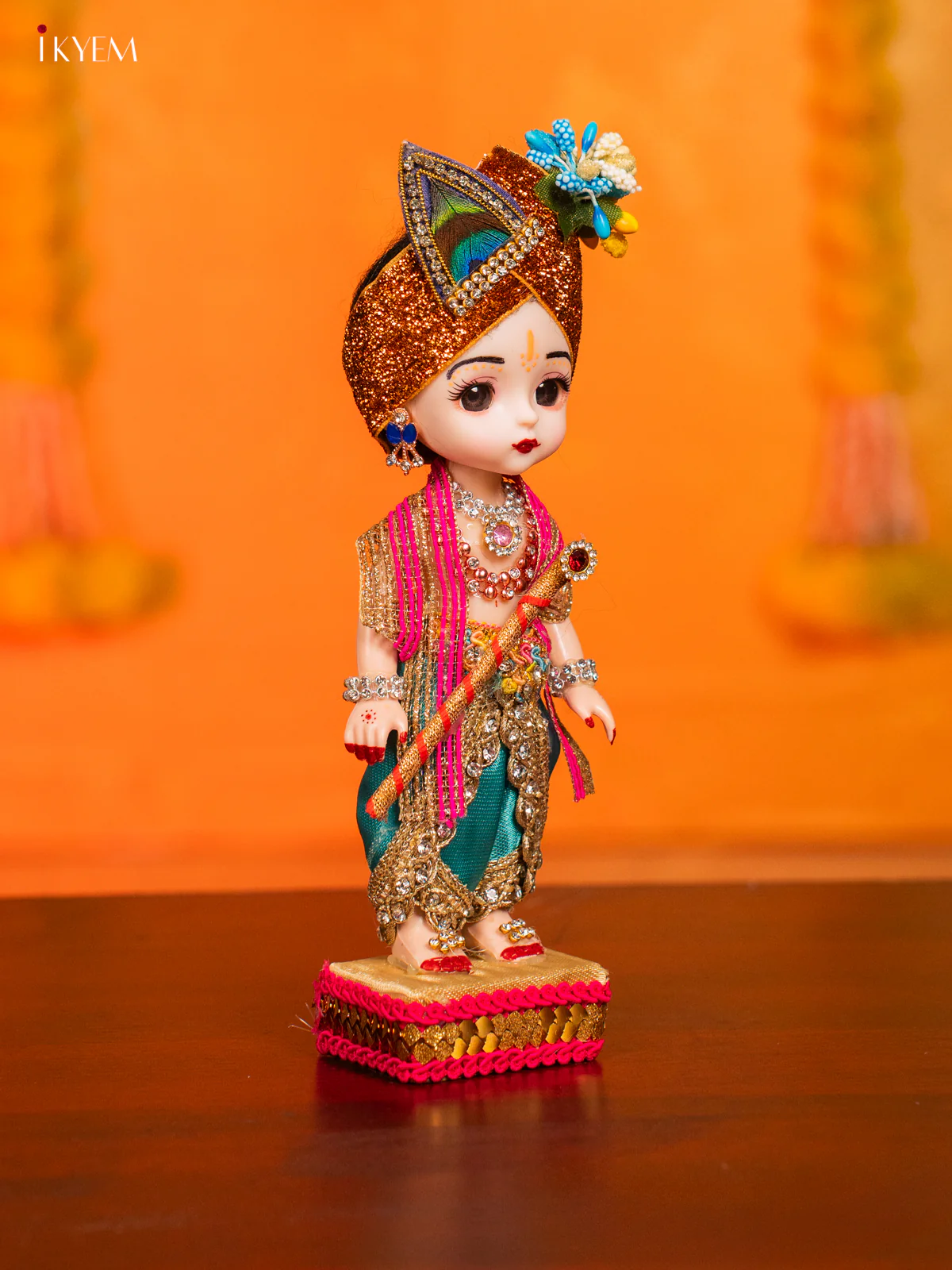 Krishna- Golu Display Doll - 7.5 Inches - KH07119 - Image 2
