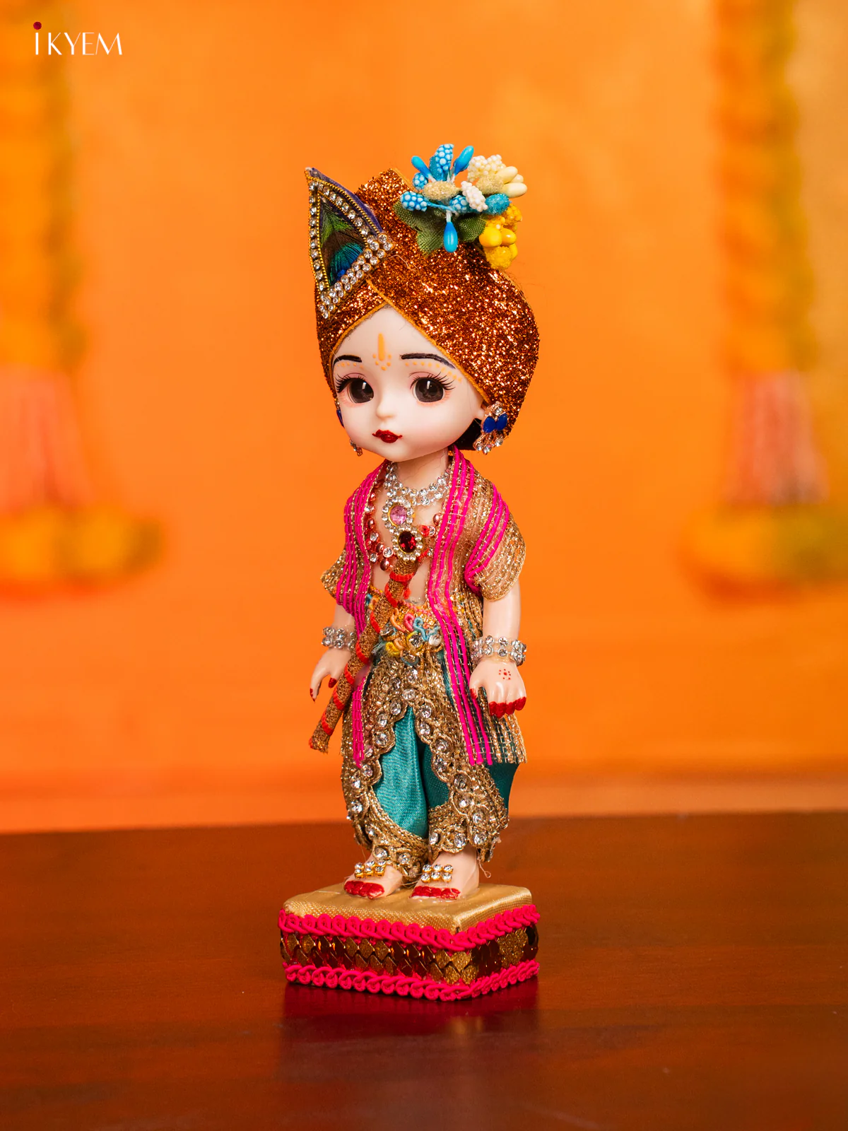 Krishna- Golu Display Doll - 7.5 Inches - KH07119 - Image 3