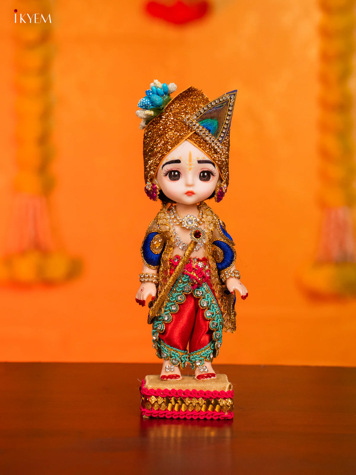 Krishna- Golu Display Doll - 7.5 Inches - KH07121