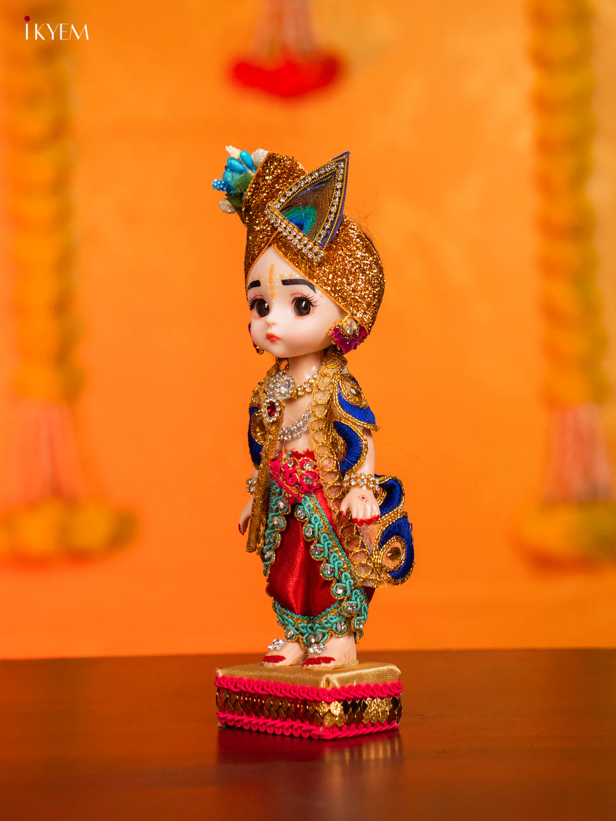 Krishna- Golu Display Doll - 7.5 Inches - KH07121 - Image 3