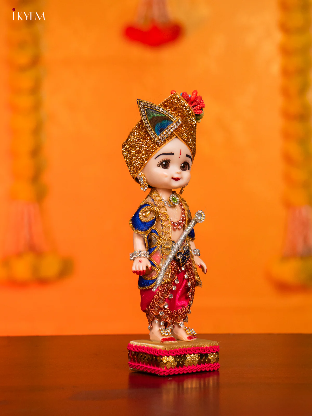 Krishna- Golu Display Doll - 7.5 Inches - KH07124 - Image 2