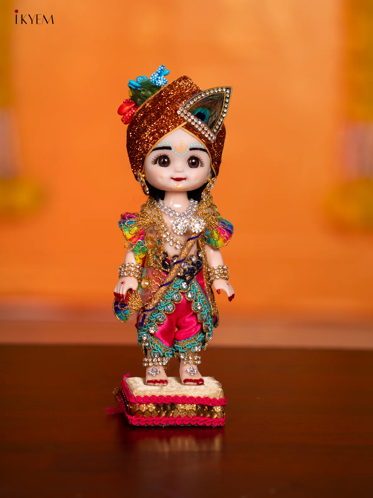 Krishna- Golu Display Doll - 7.5 Inches - KH07125