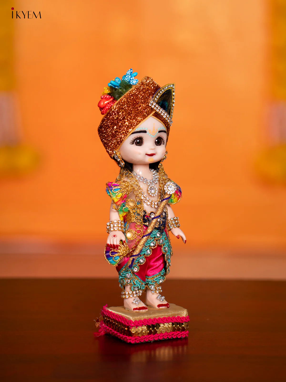 Krishna- Golu Display Doll - 7.5 Inches - KH07125 - Image 2
