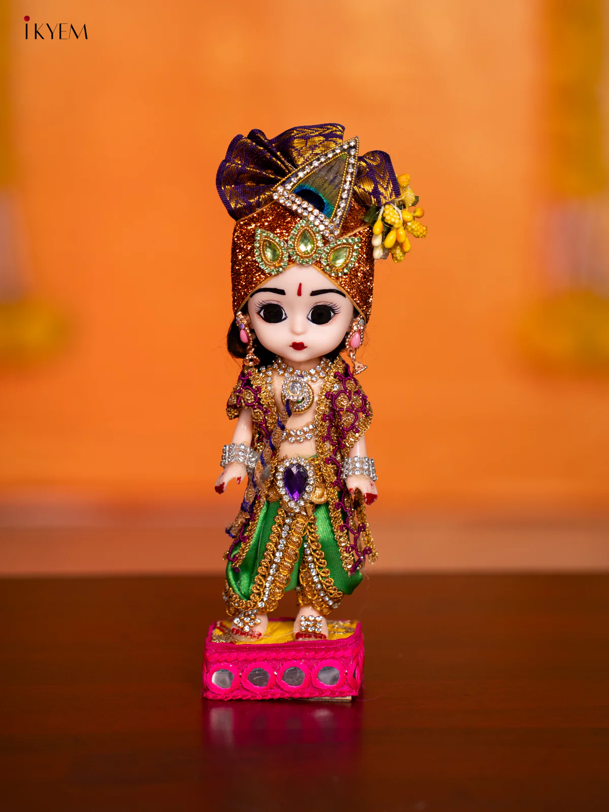 Krishna- Golu Display Doll - 7.5 Inches - KH07128