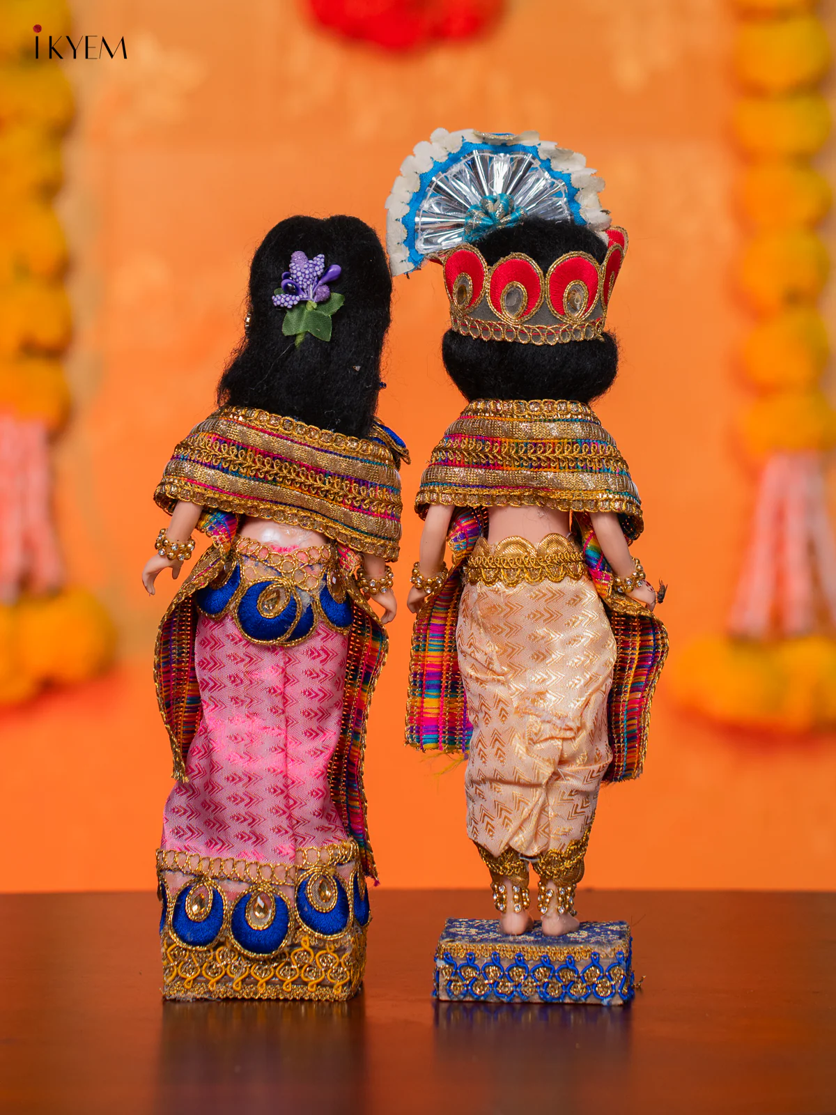 RADHA KRISHNA - Golu Display Doll - 10 Inches - KH07150 - Image 4