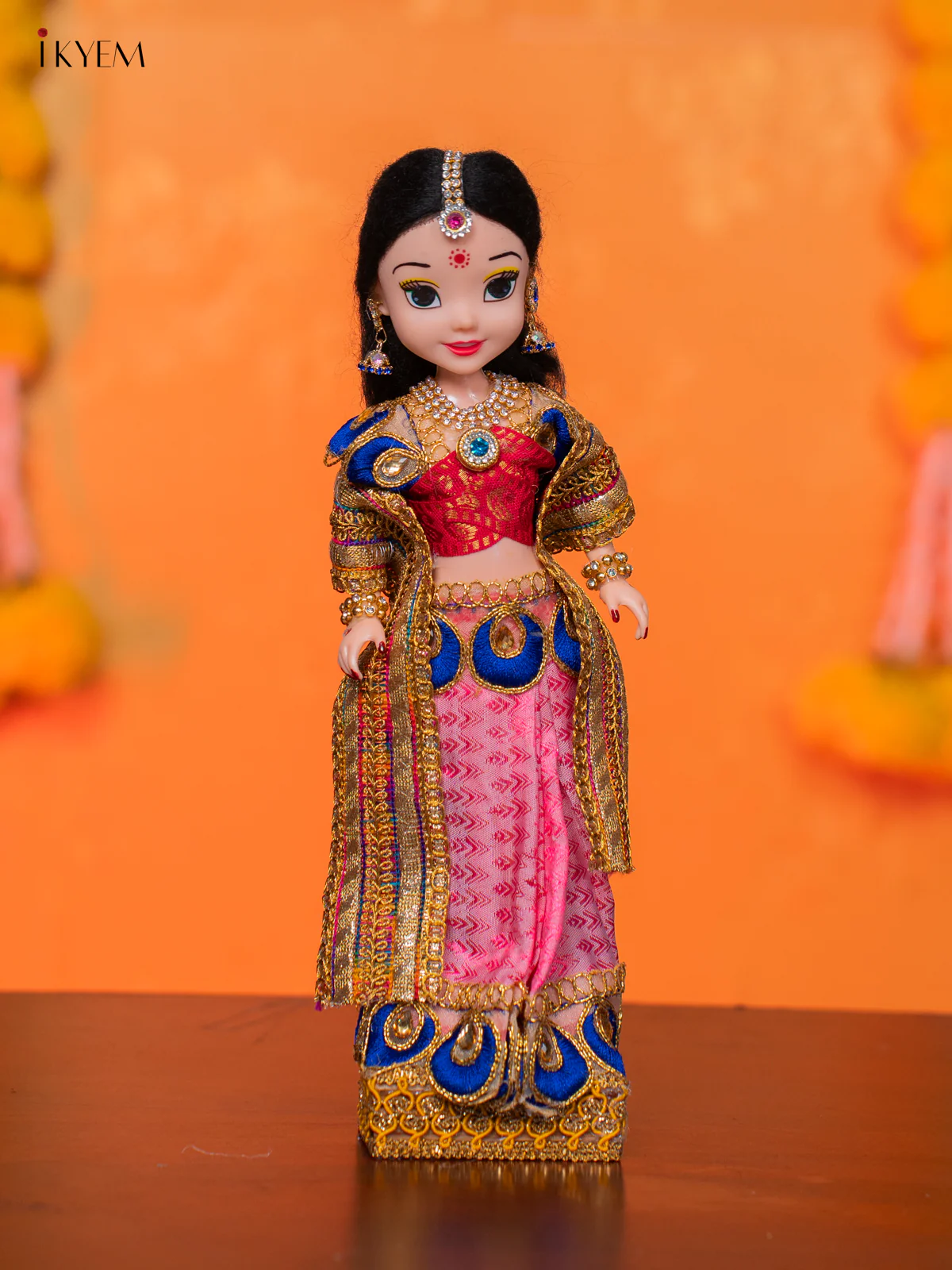 RADHA KRISHNA - Golu Display Doll - 10 Inches - KH07150 - Image 6
