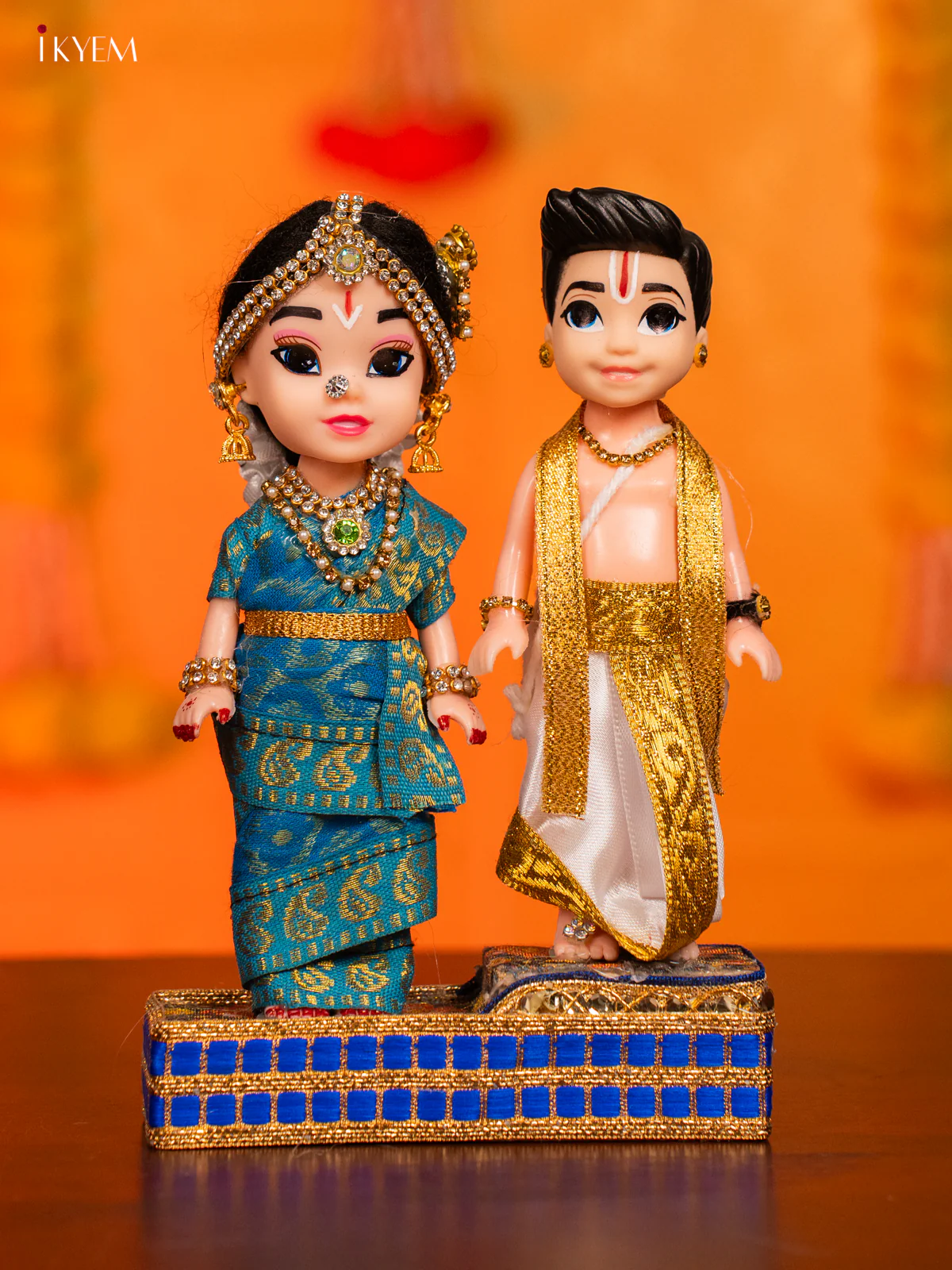 IYENGAR COUPLE - Golu Display Doll - 7 Inches - KH07161