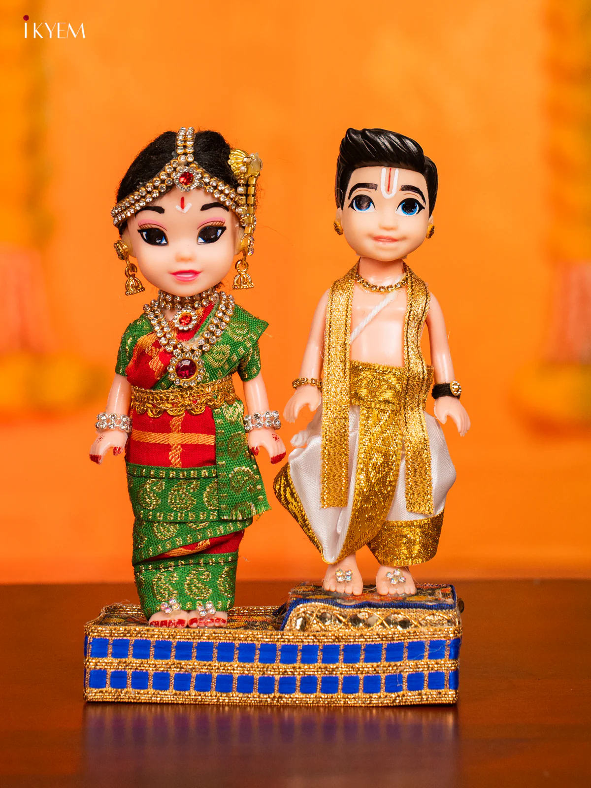 IYENGAR COUPLE - Golu Display Doll - 7 Inches - KH07162