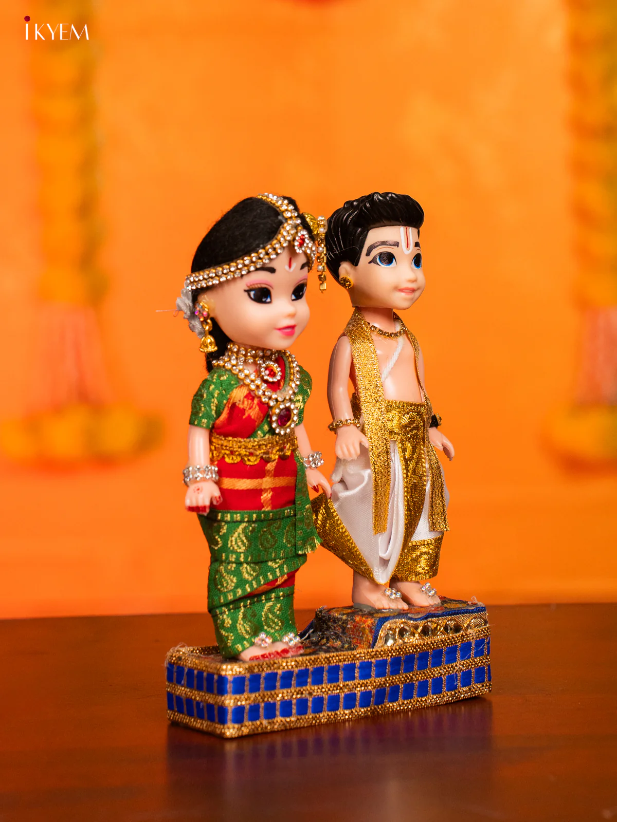 IYENGAR COUPLE - Golu Display Doll - 7 Inches - KH07162 - Image 2