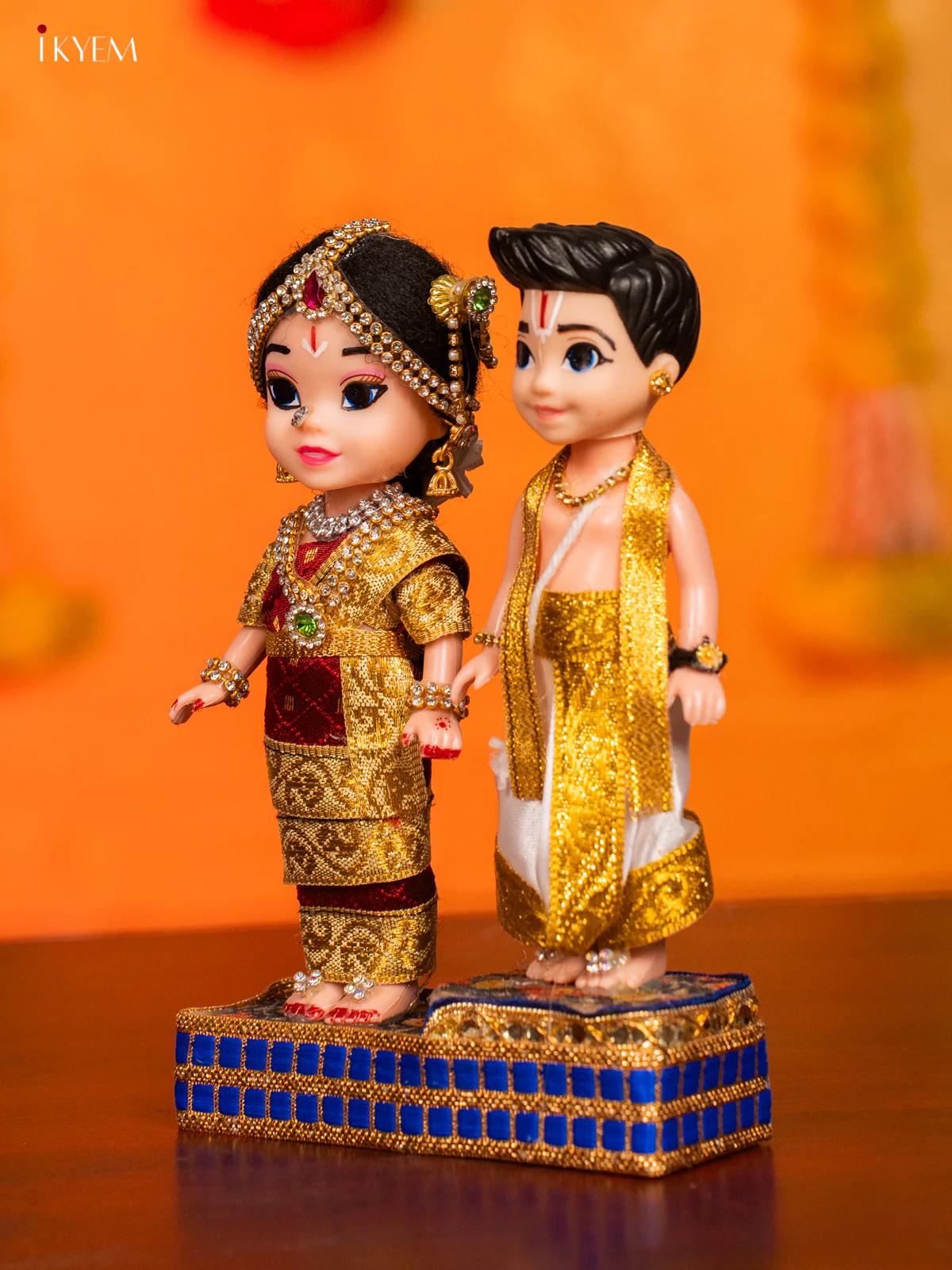 IYENGAR COUPLE - Golu Display Doll - 7 Inches - KH07163 - Image 2