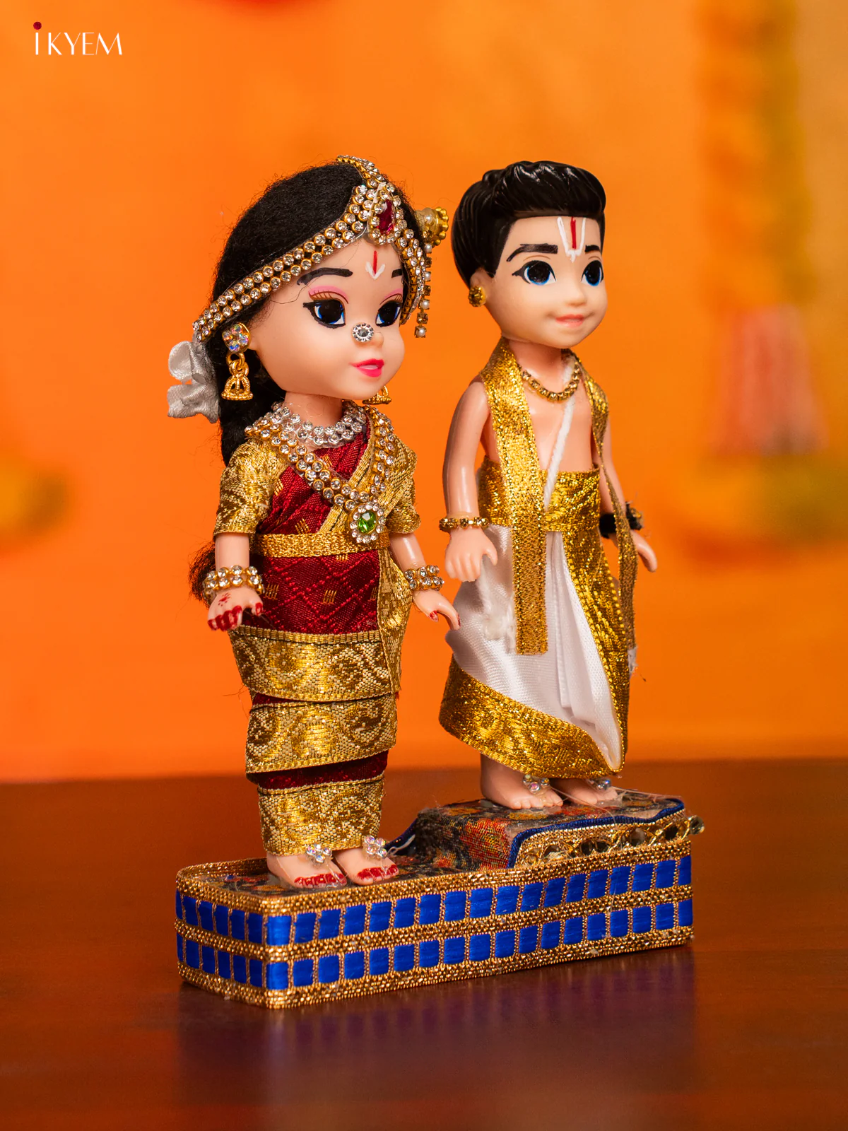 IYENGAR COUPLE - Golu Display Doll - 7 Inches - KH07163 - Image 3