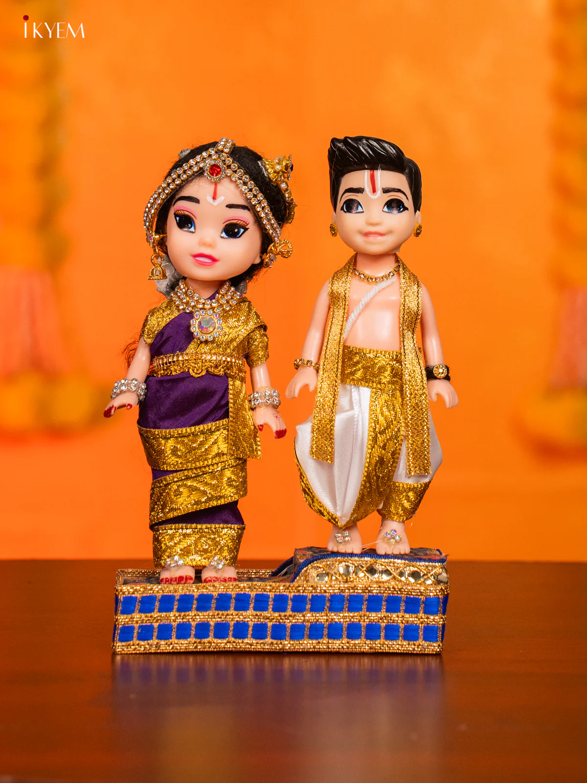 IYENGAR COUPLE - Golu Display Doll - 7 Inches - KH07167