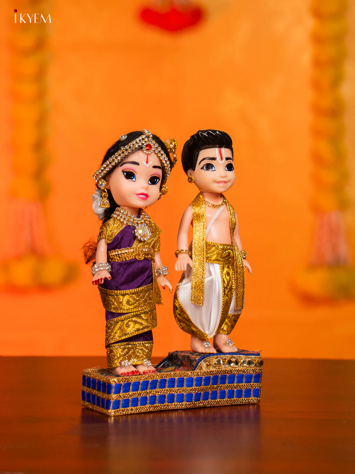 IYENGAR COUPLE - Golu Display Doll - 7 Inches - KH07167 - Image 2