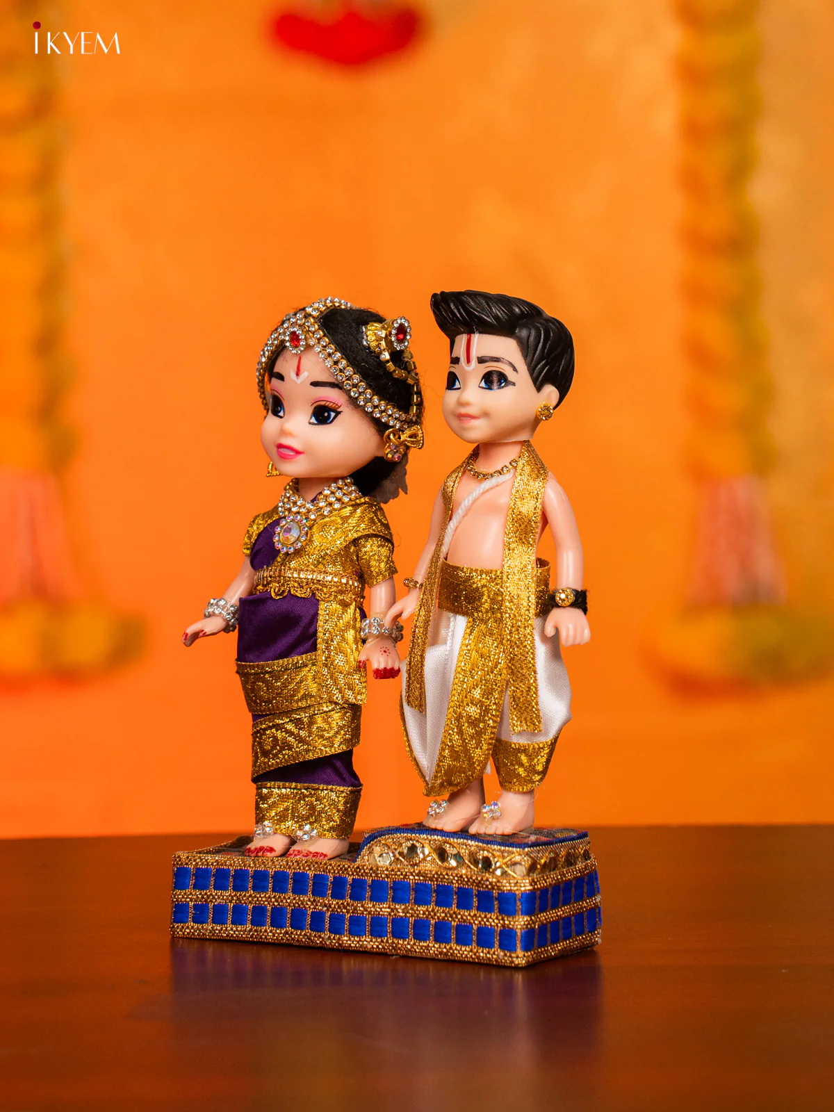 IYENGAR COUPLE - Golu Display Doll - 7 Inches - KH07167 - Image 3