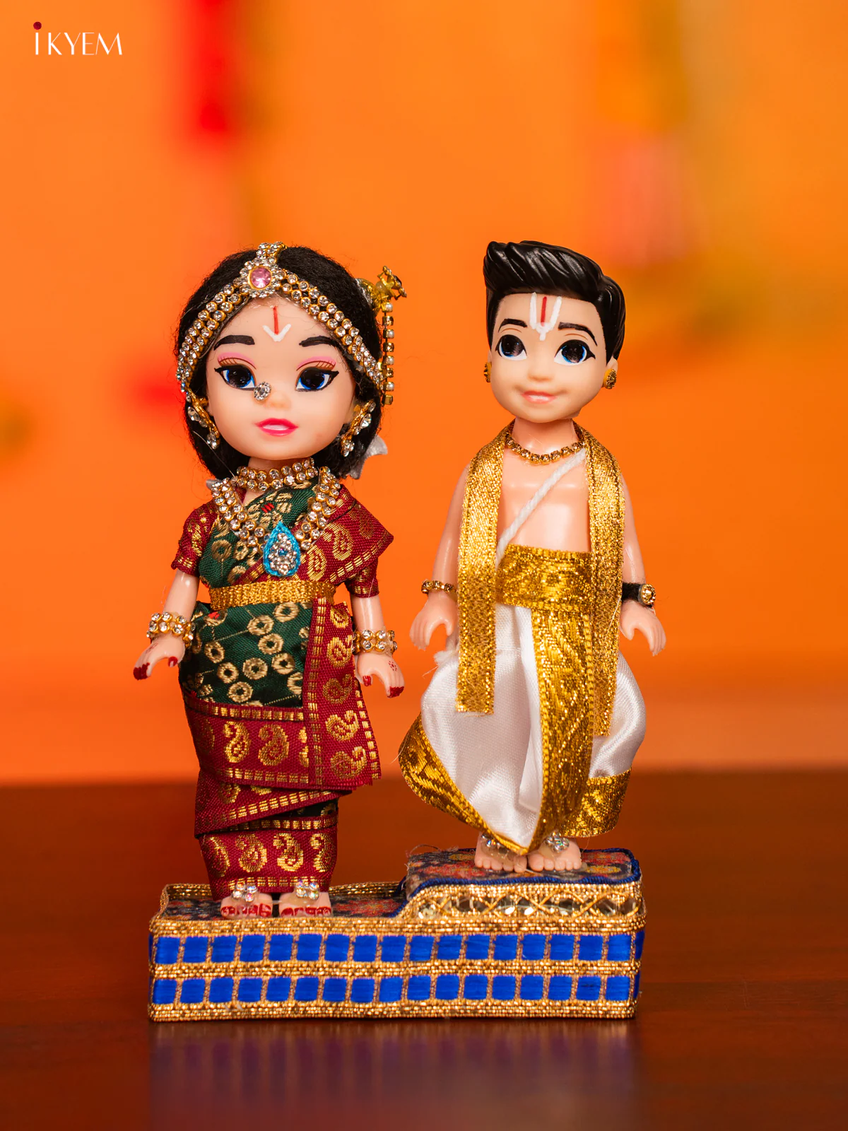 IYENGAR COUPLE - Golu Display Doll - 7 Inches - KH07170