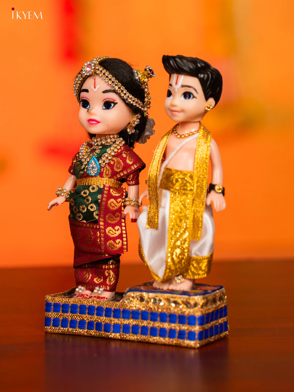IYENGAR COUPLE - Golu Display Doll - 7 Inches - KH07170 - Image 2