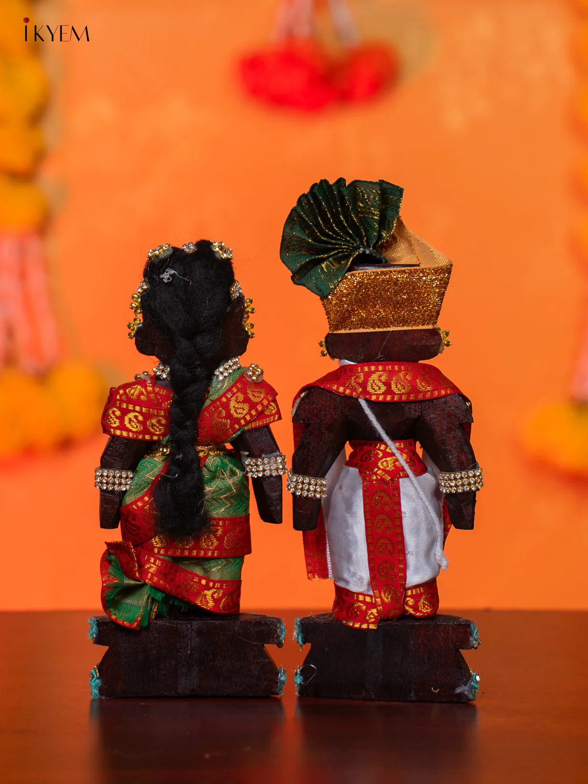 IYENGAR STYLE MARAPACHI - Golu Display Doll - 9 Inches - KH07177 - Image 4