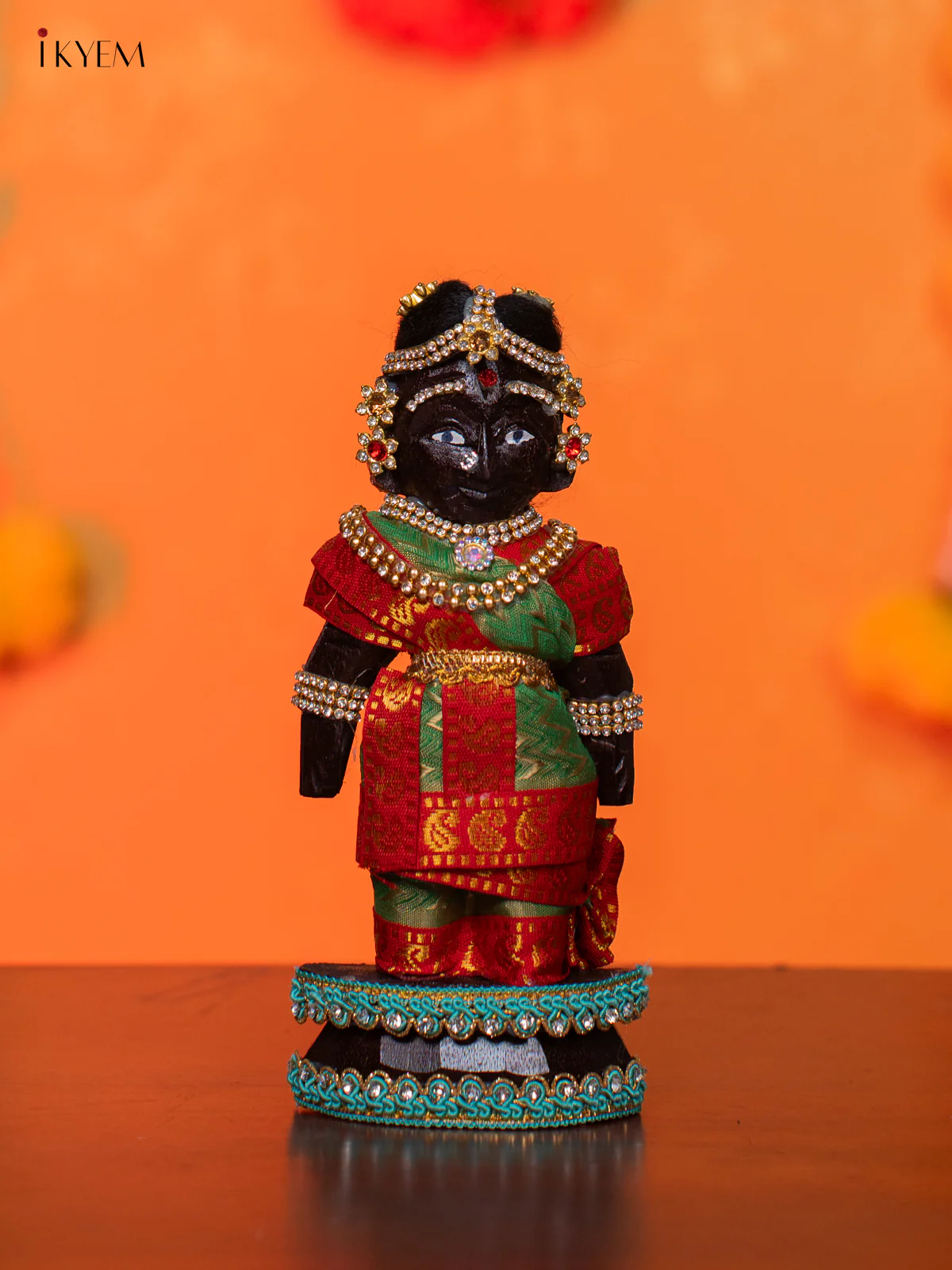 IYENGAR STYLE MARAPACHI - Golu Display Doll - 9 Inches - KH07177 - Image 6