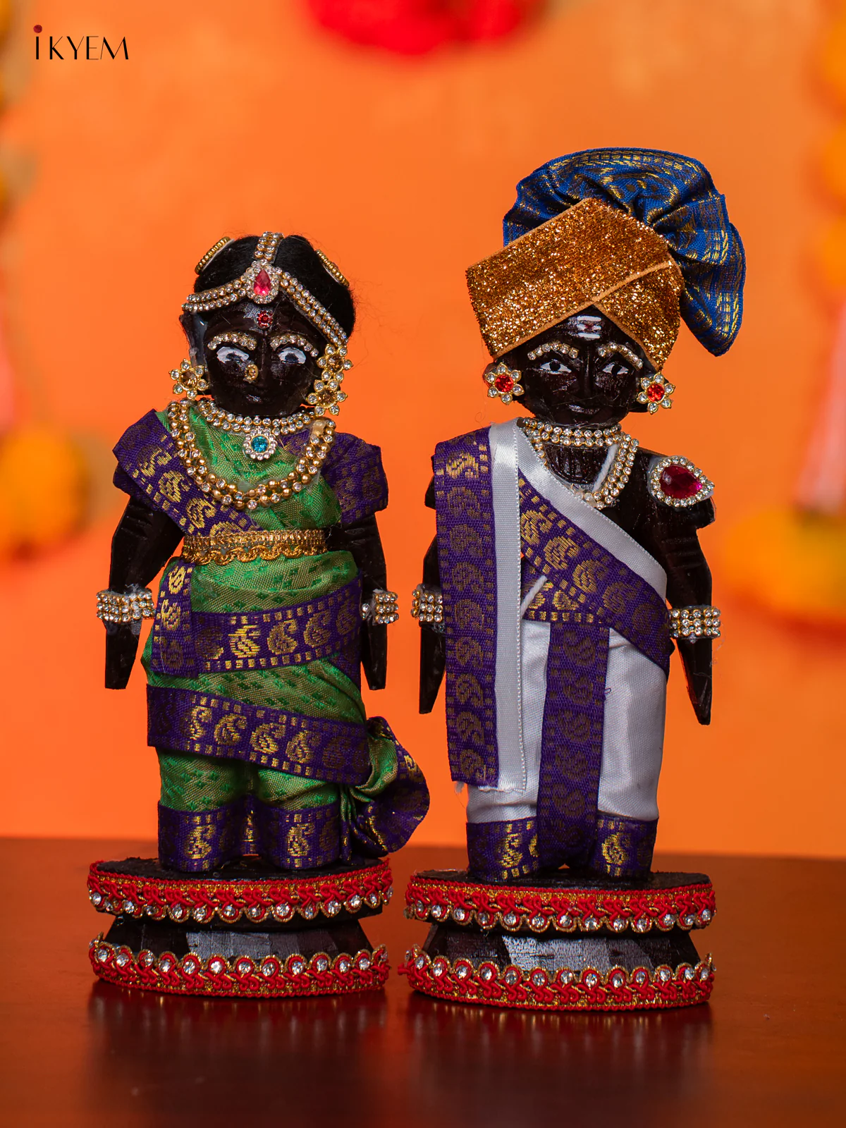 IYENGAR STYLE MARAPACHI - Golu Display Doll - 9 Inches -  KH07178
