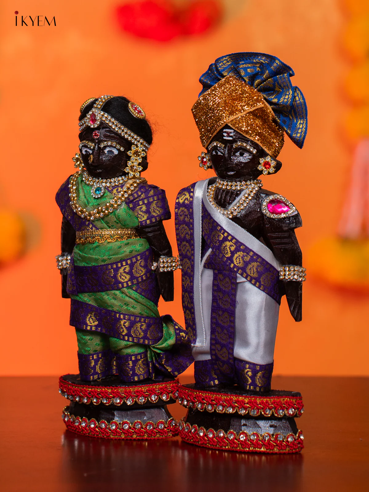 IYENGAR STYLE MARAPACHI - Golu Display Doll - 9 Inches -  KH07178 - Image 3