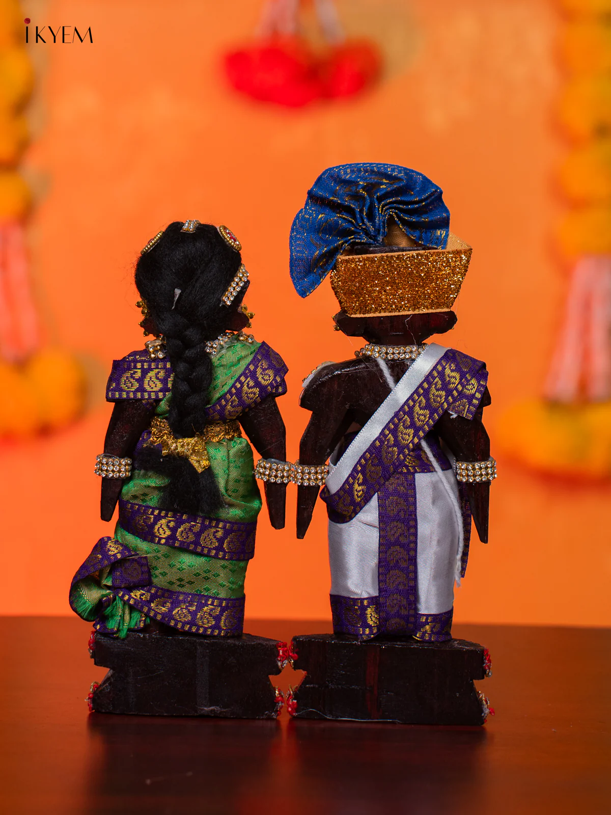 IYENGAR STYLE MARAPACHI - Golu Display Doll - 9 Inches -  KH07178 - Image 4