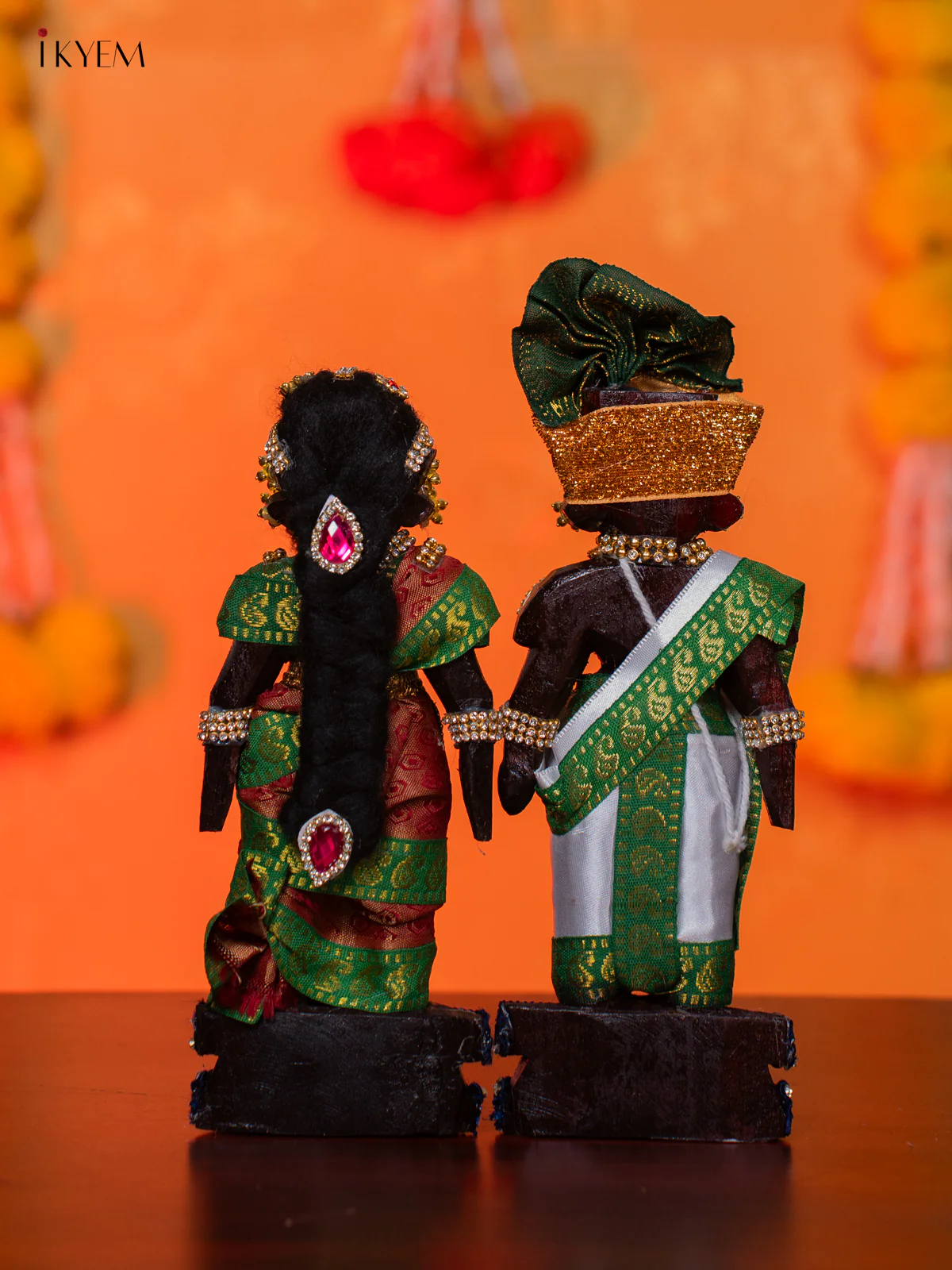 IYENGAR STYLE MARAPACHI - Golu Display Doll - 9 Inches - KH07179 - Image 4