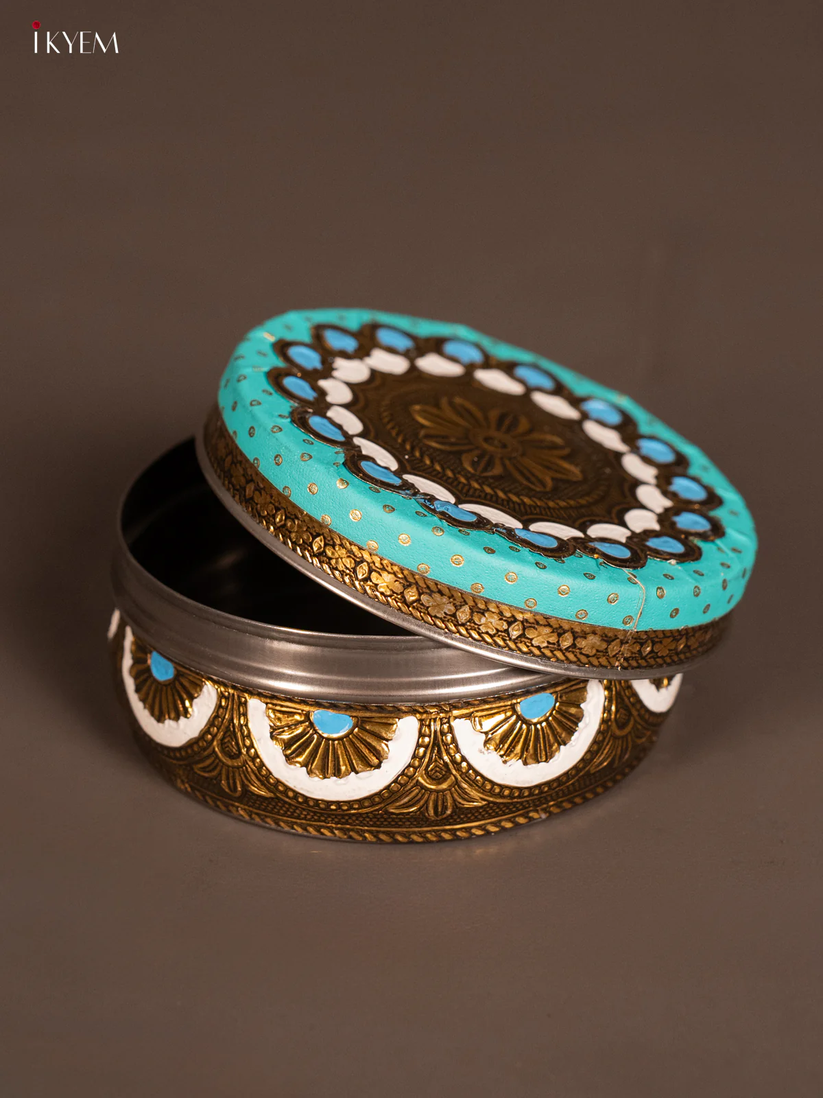 Oxidised Blue colour steel box (4x4) - KH09113 - Image 2