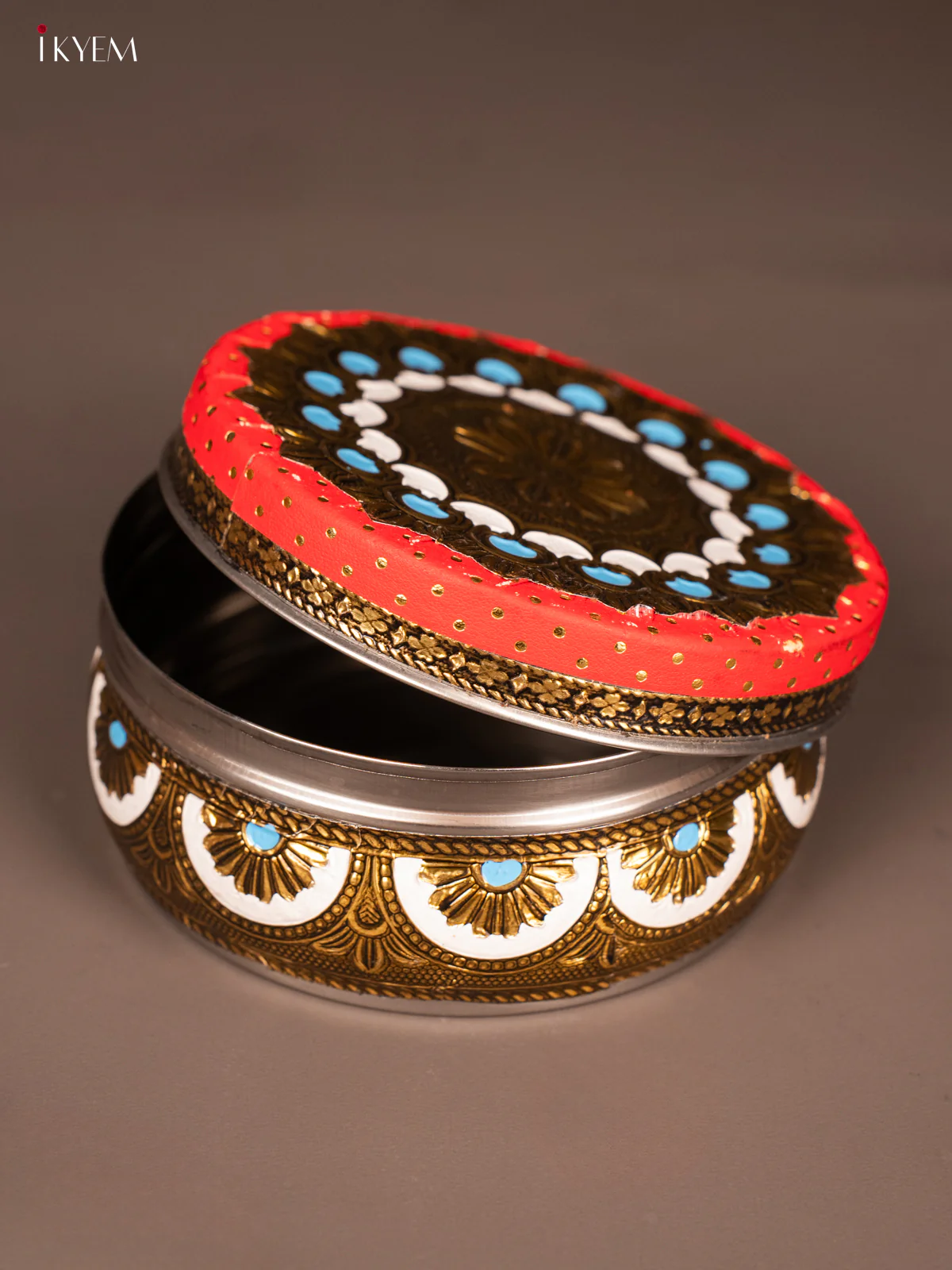 Oxidised Red colour steel box (4.5x4.5) - KH09115 - Image 3
