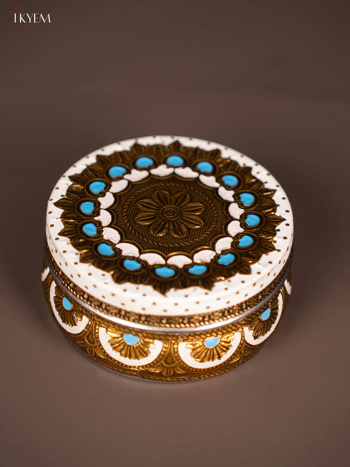 Oxidised White colour steel box (4.5X4.5) - KH09118 - Image 2