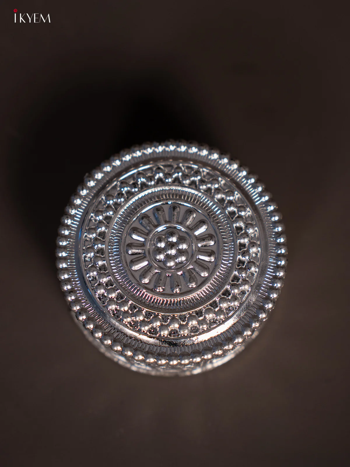 Silver Kumkum Holder - KH14143