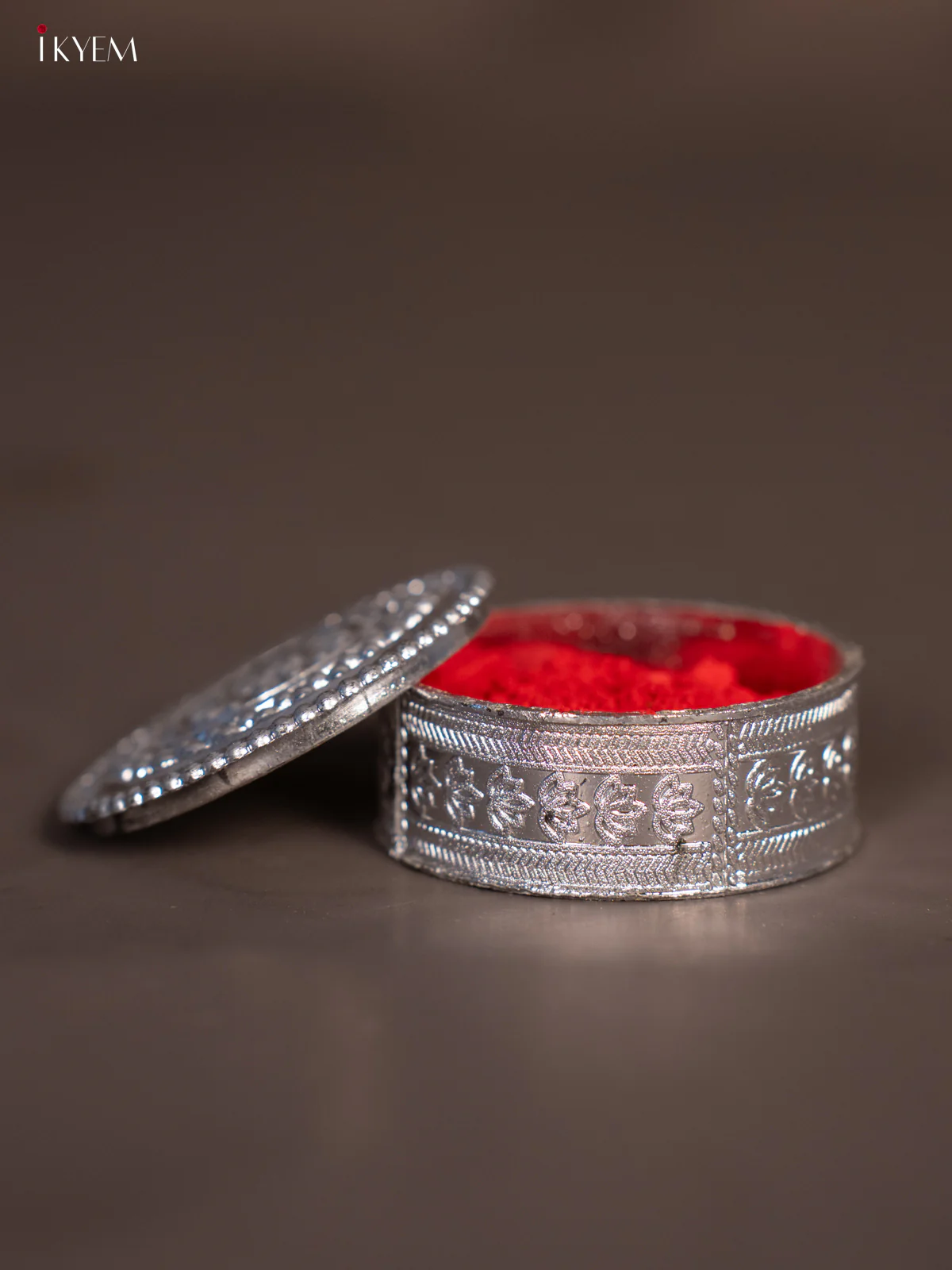 Silver Kumkum Holder - KH14143 - Image 2