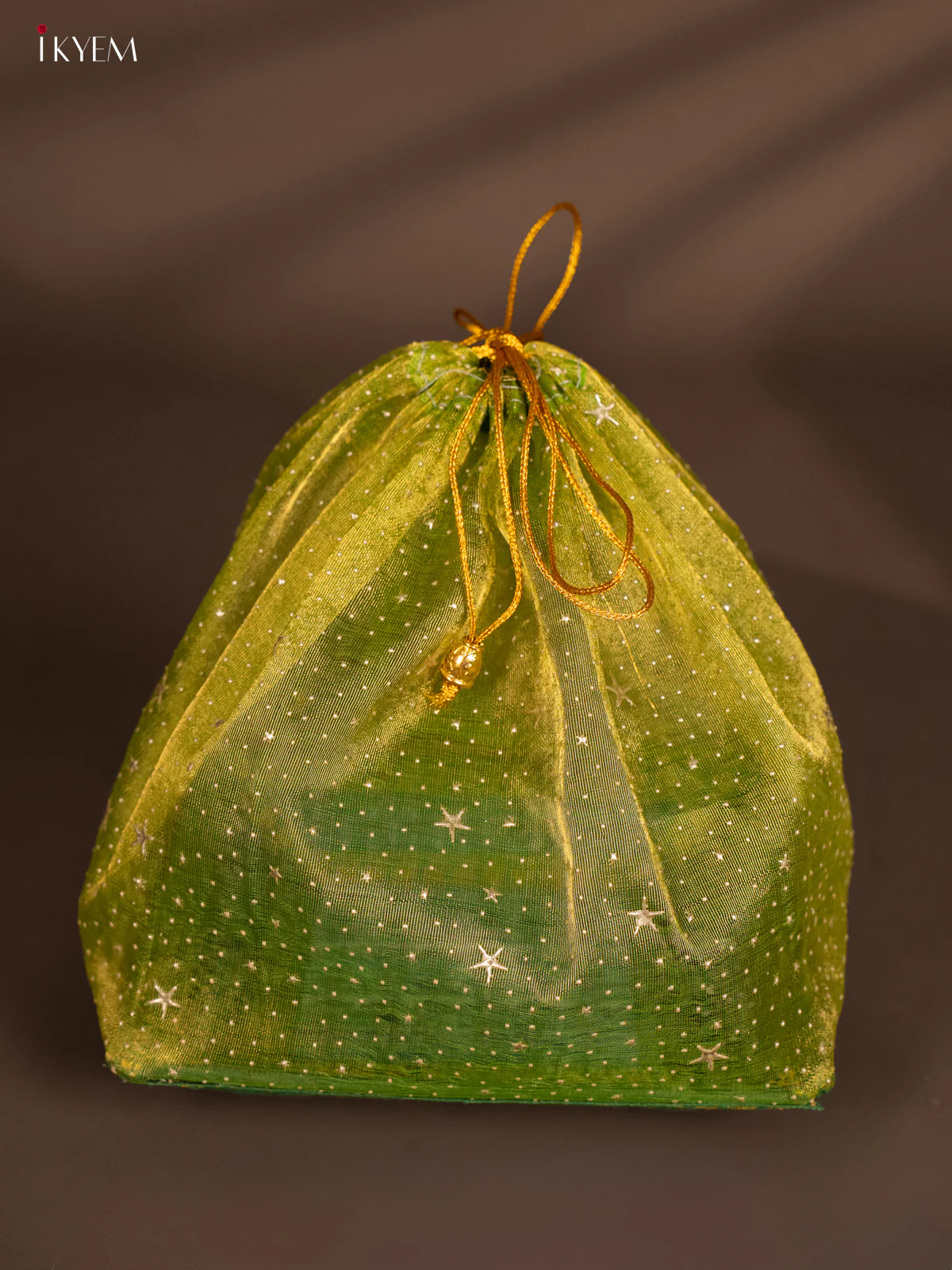 Korai Stackable tray with Net Potli - Green - KH14148